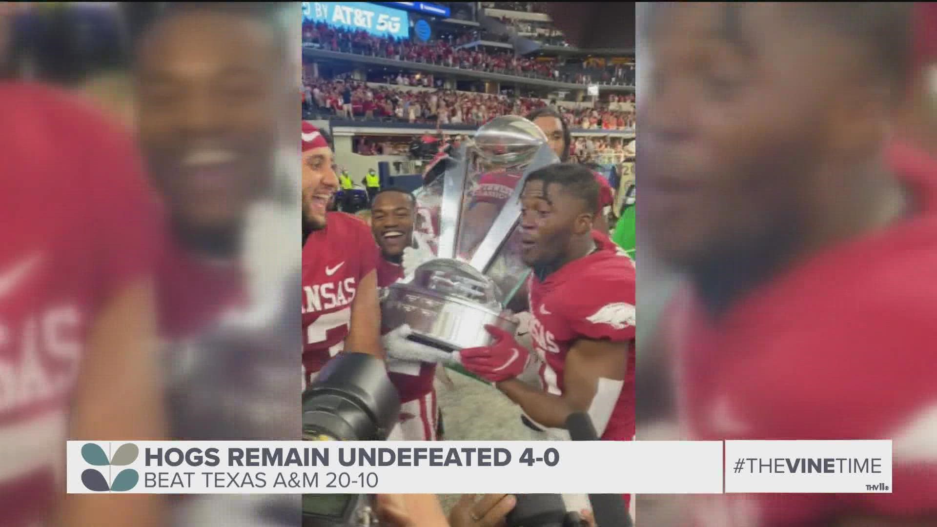 Hana Williams is back from Arlington and we are talking all things Hogs.