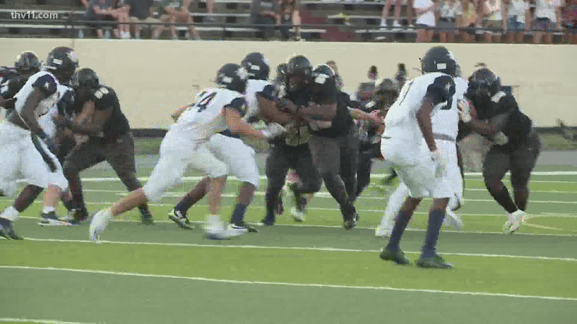 Arkansas high school football final scores, Week 0