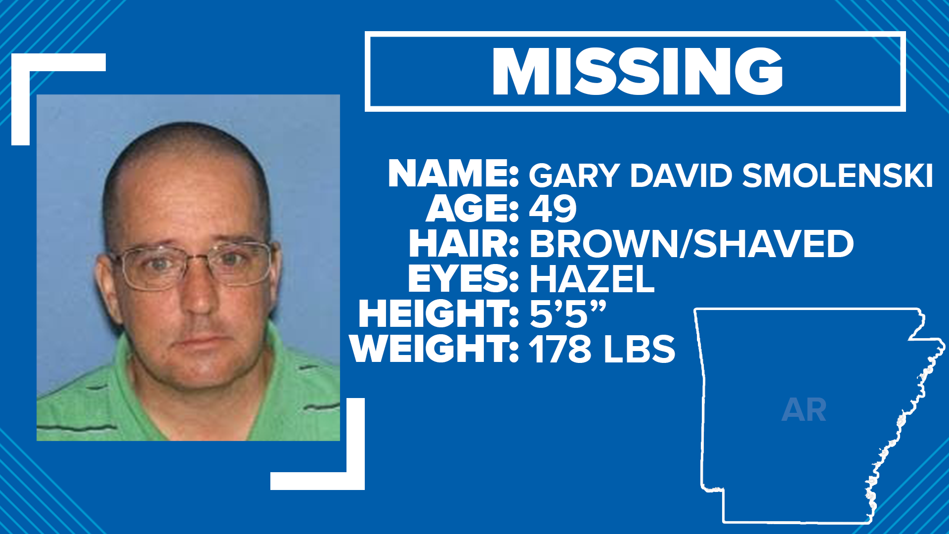 The Arkansas State Police activated a Silver Alert for a missing 49-year-old man out of North Little Rock.