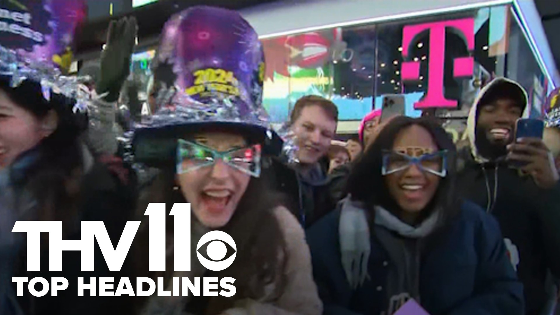 Sarah Horbacewicz delivers Arkansas's top news stories for December 31, 2023, including people preparing for the ball to drop on NYE in Times Square.