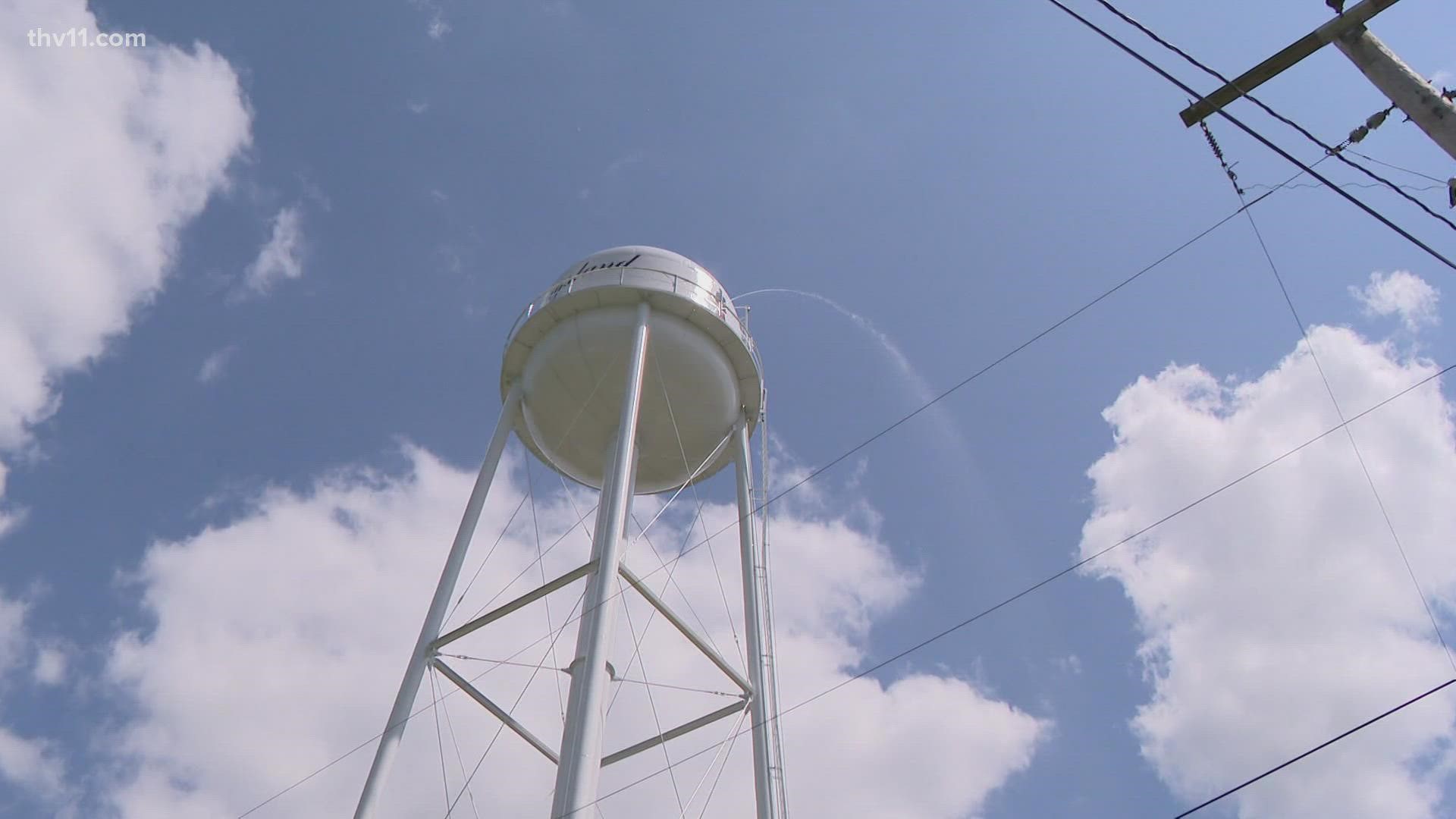 Arkansas police announced that they have arrested Timothy Sled in connection to damage of the Kingsland water tower.