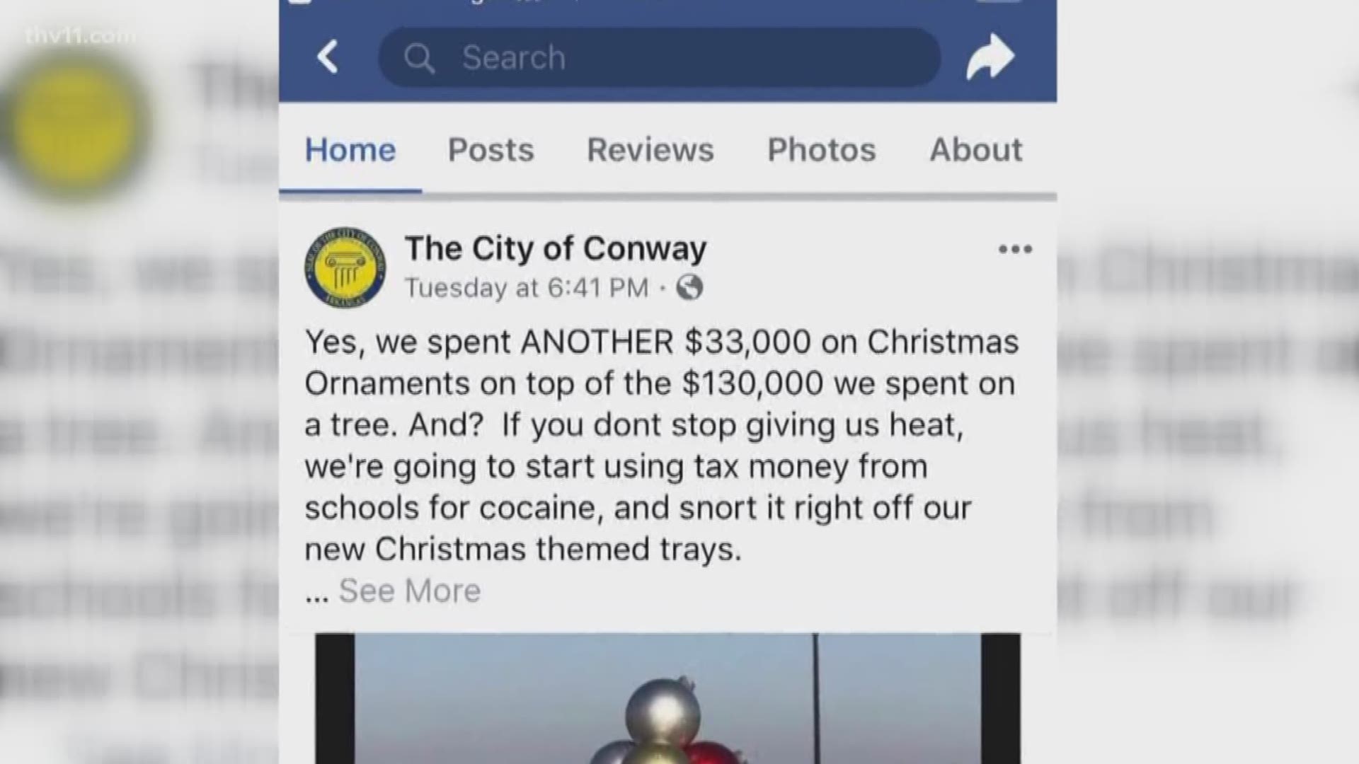 The city is dealing with roughly 6 false Facebook accounts, claiming to be the city of Conway.