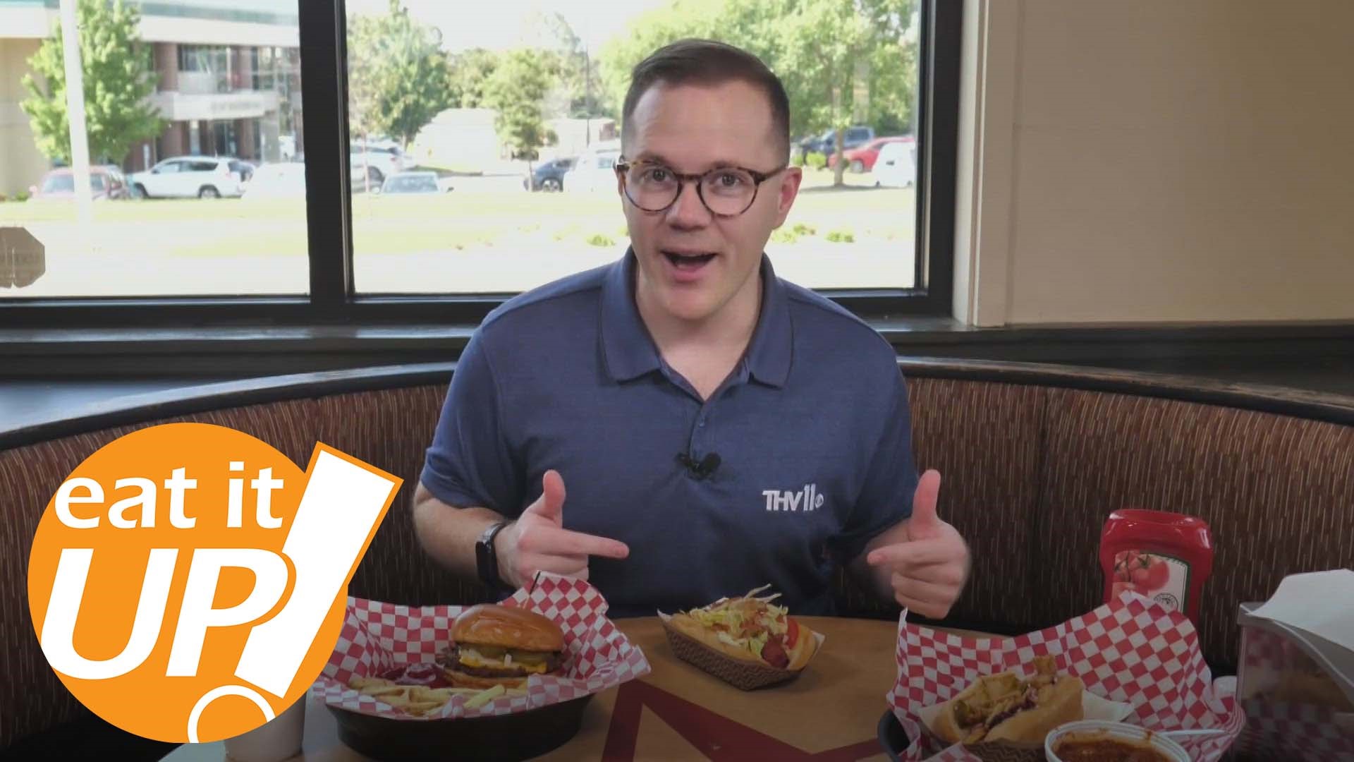 On this week's Eat It Up, Skot Covert visits Franks in North Little Rock— a restaurant run by two friends with a passion for fresh, handcrafted burgers and hot dogs.