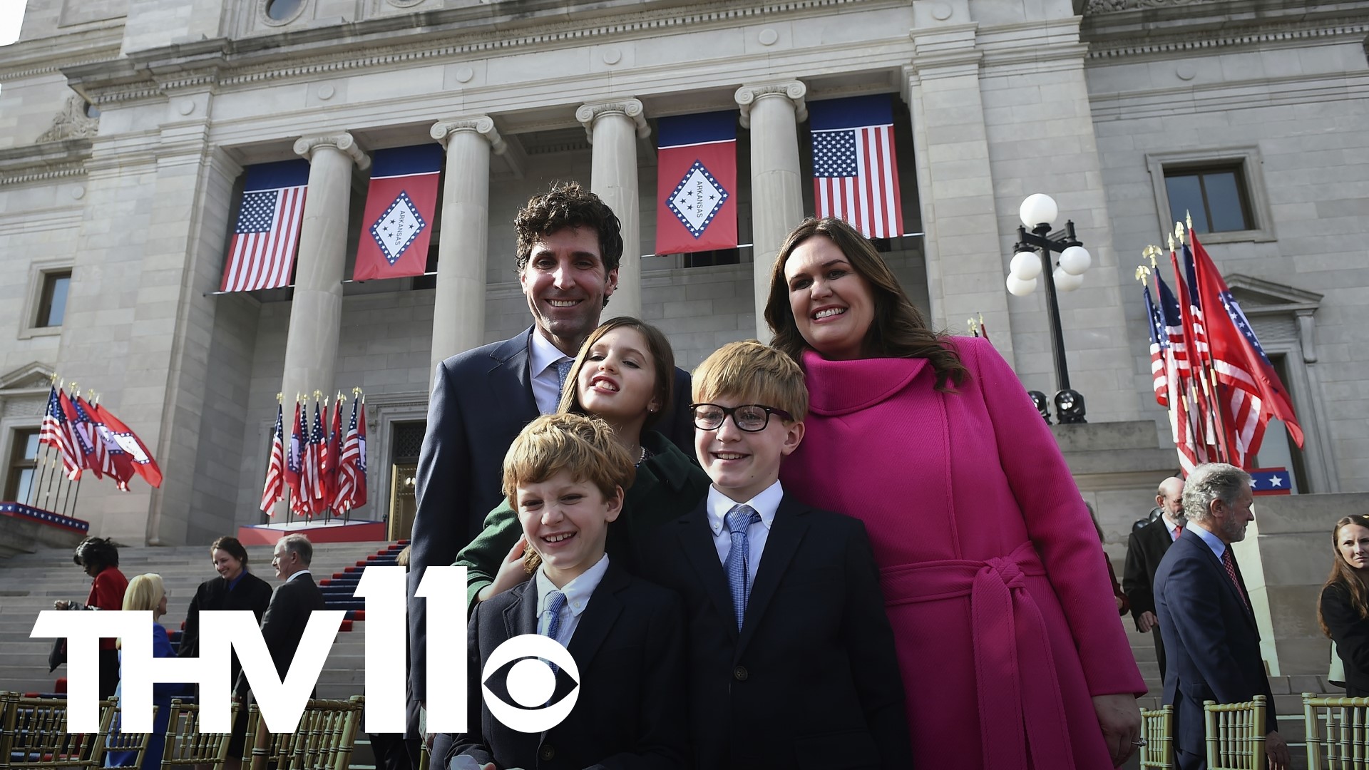 Hundreds of Arkansans watched today as Governor Sarah Huckabee Sanders gave her inaugural address and outlined her vision for the state for the next four years.