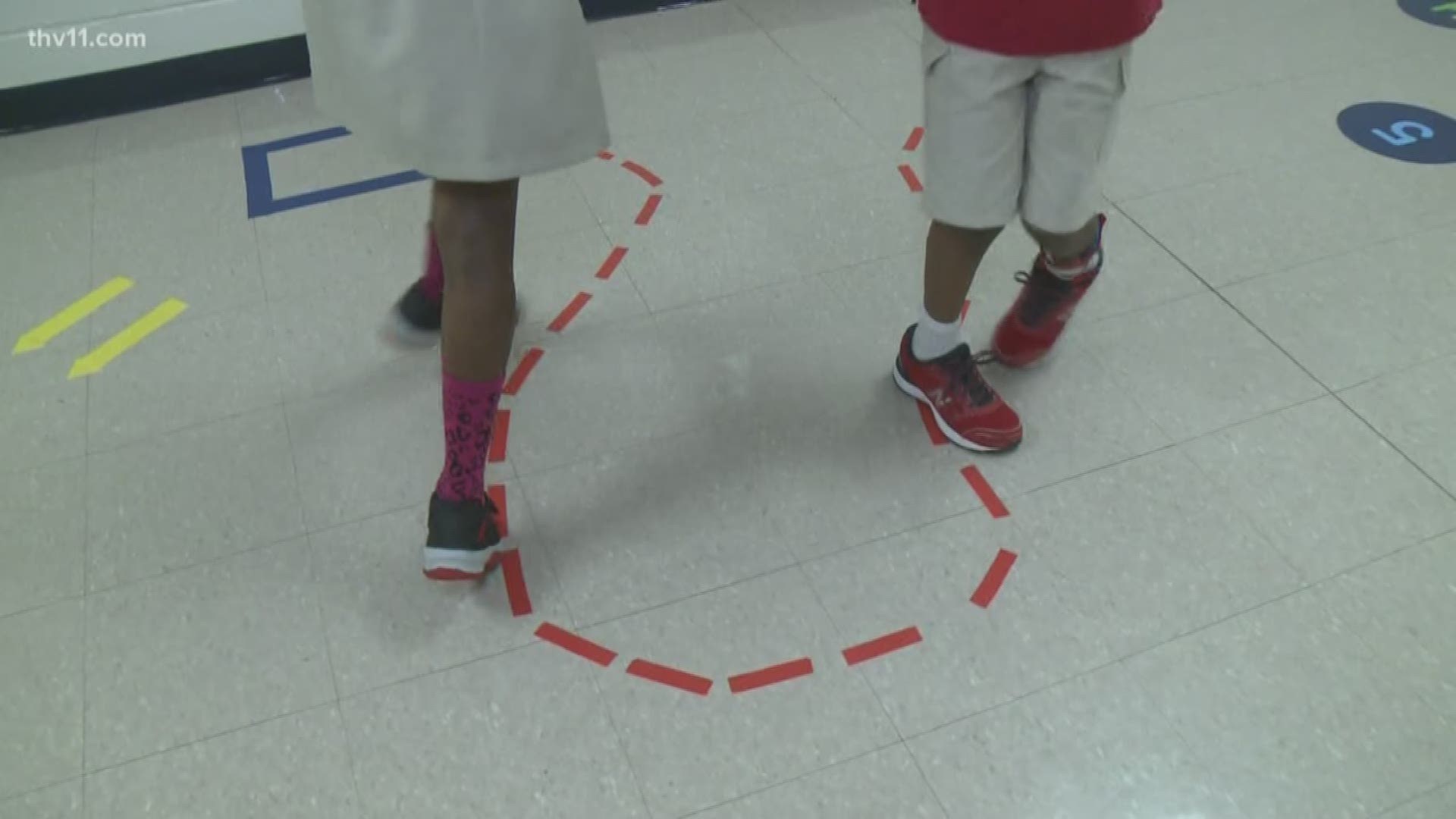 Students at Clinton Elementary School in Sherwood have a new resource to teach kids through movement.