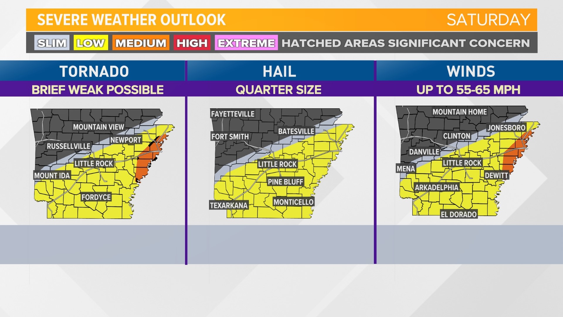 Severe storms possible early New Year's Day | thv11.com