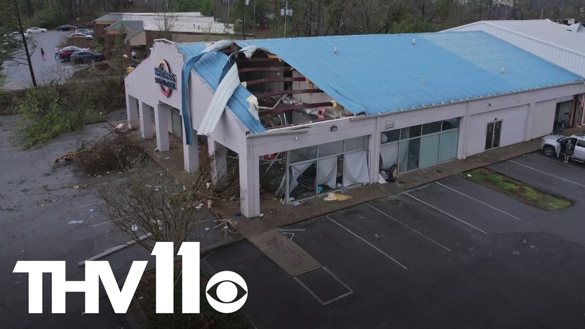 Little Rock gym works to rebuild after tornado
