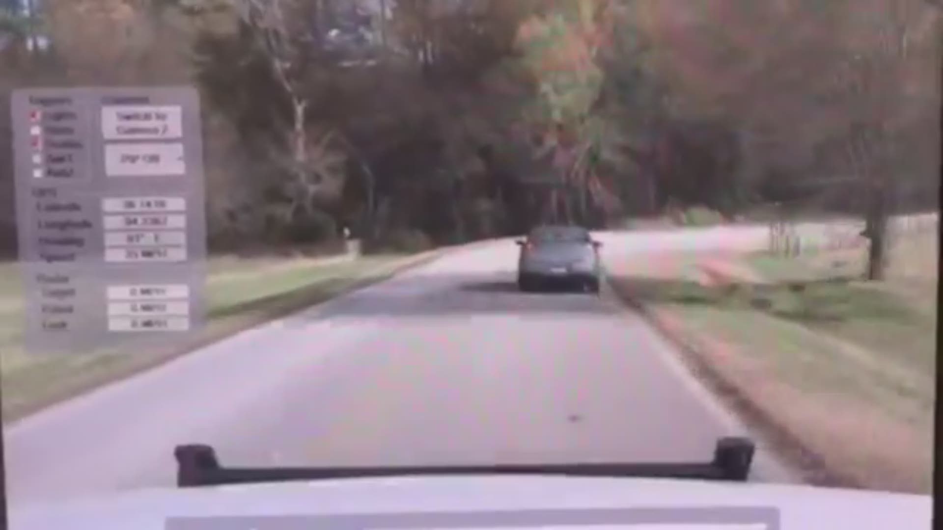 A man has been arrested after shooting at multiple police officers during a pursuit. [Video credit: Washington County Sheriff's Office]