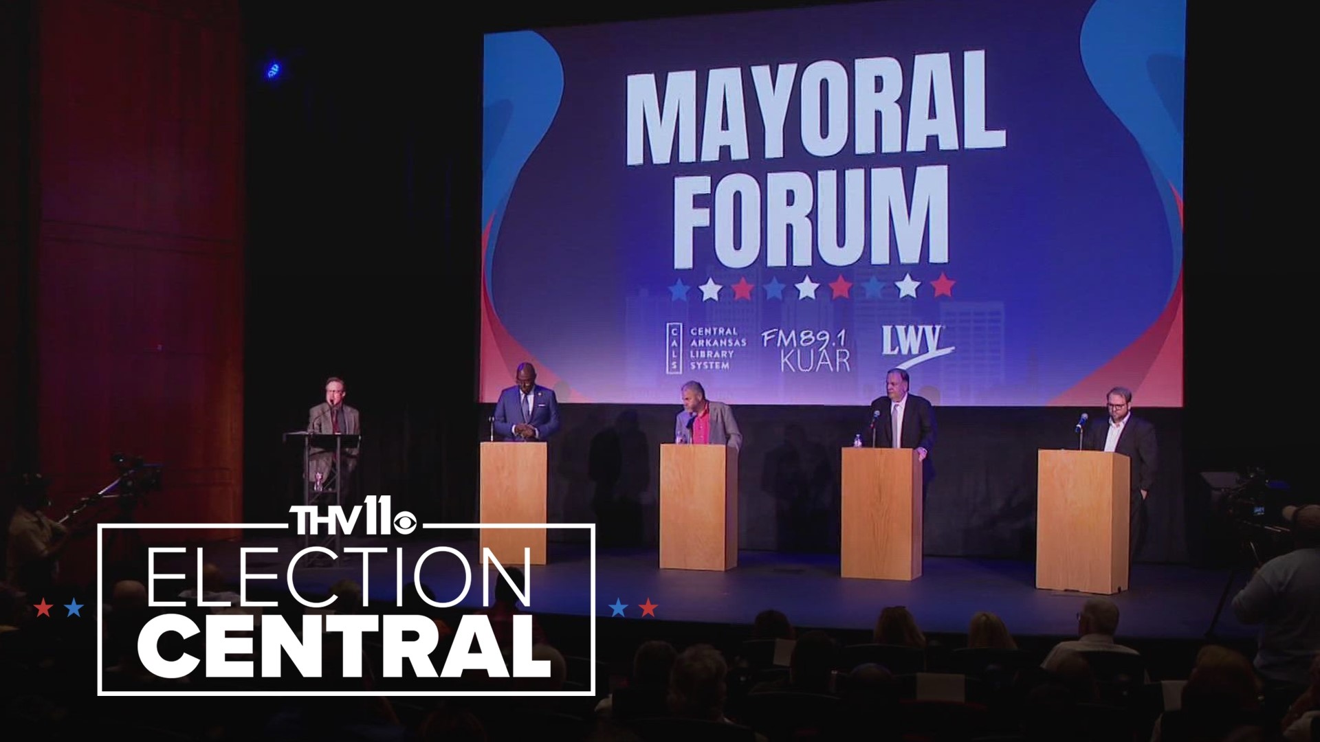 We're just two weeks away from early voting, and one of the hottest races is for Little Rock mayor. The city held a mayoral forum on Monday night that got heated.