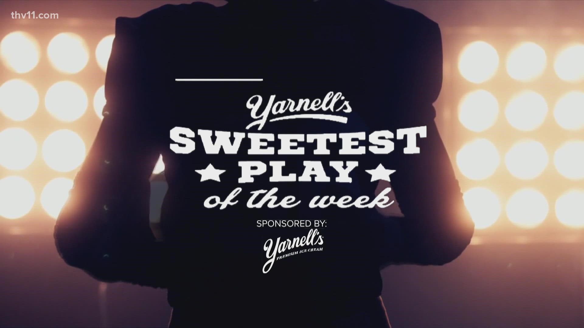 With the return of high school football in Arkansas comes the return of Yarnell's Sweetest Play of the Week!