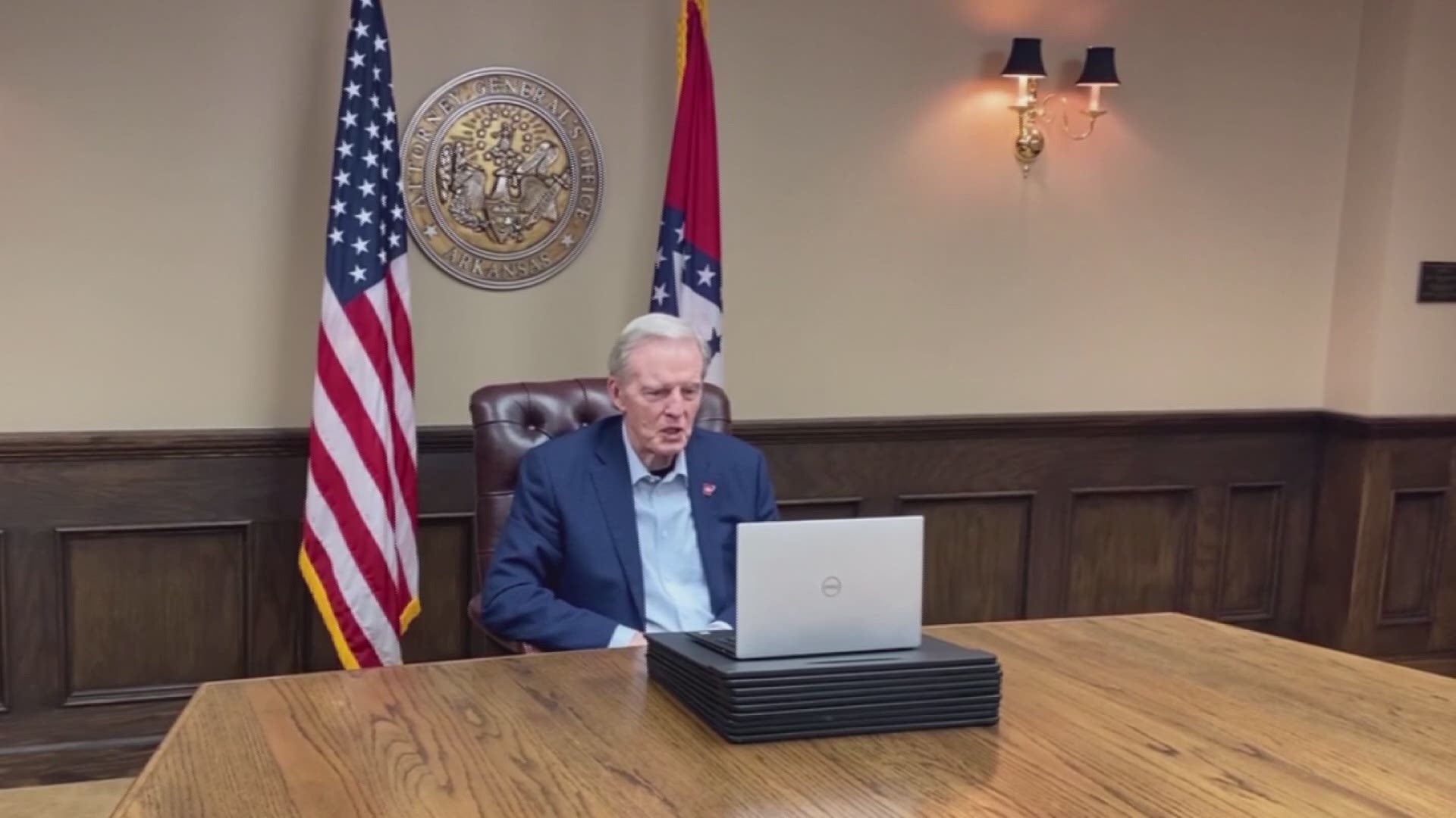 Former Gov. Jim Guy Tucker says he received six calls in one day from different scam artists trying to convince him to hand over his social security information.