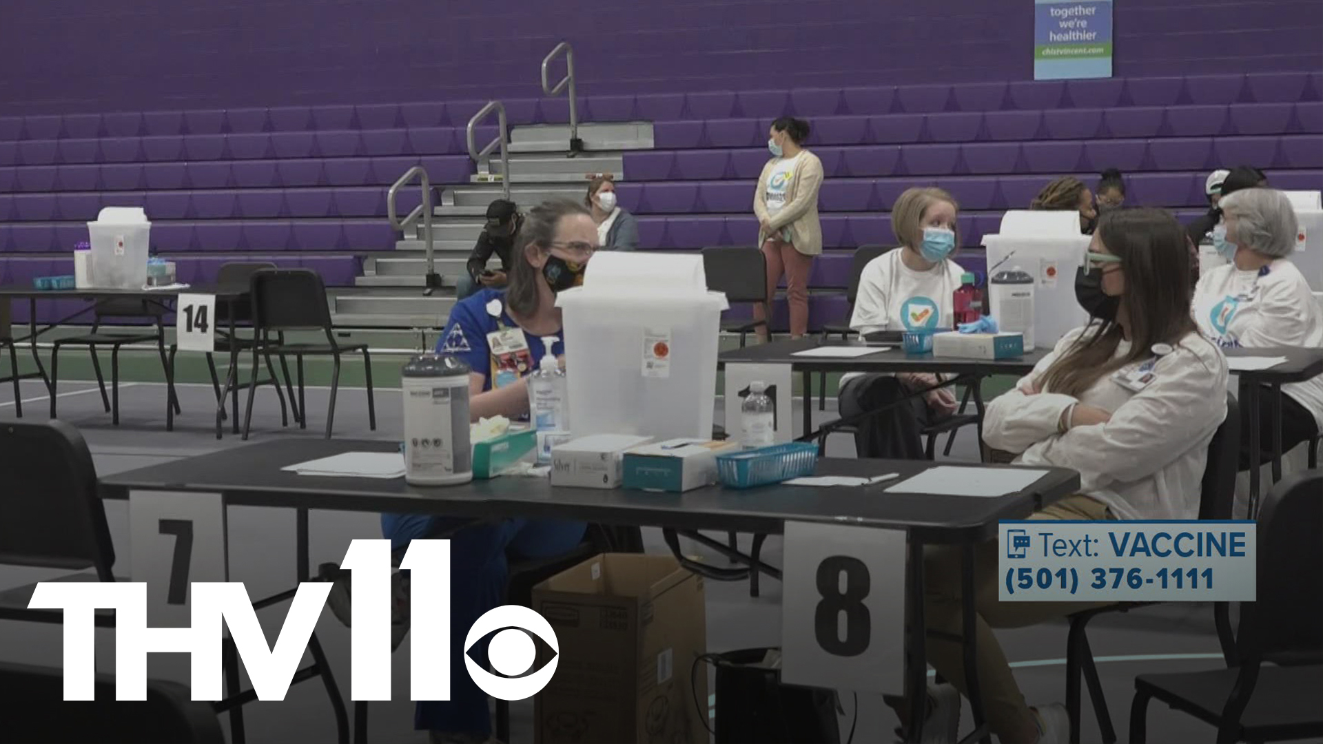 Free vaccinations were given out in Southwest Little Rock in an attempt to reach under-resourced communities.