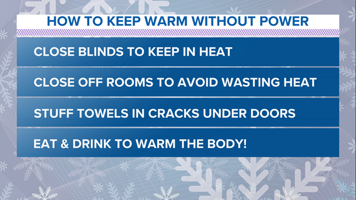 How to stay warm if your power goes out | thv11.com