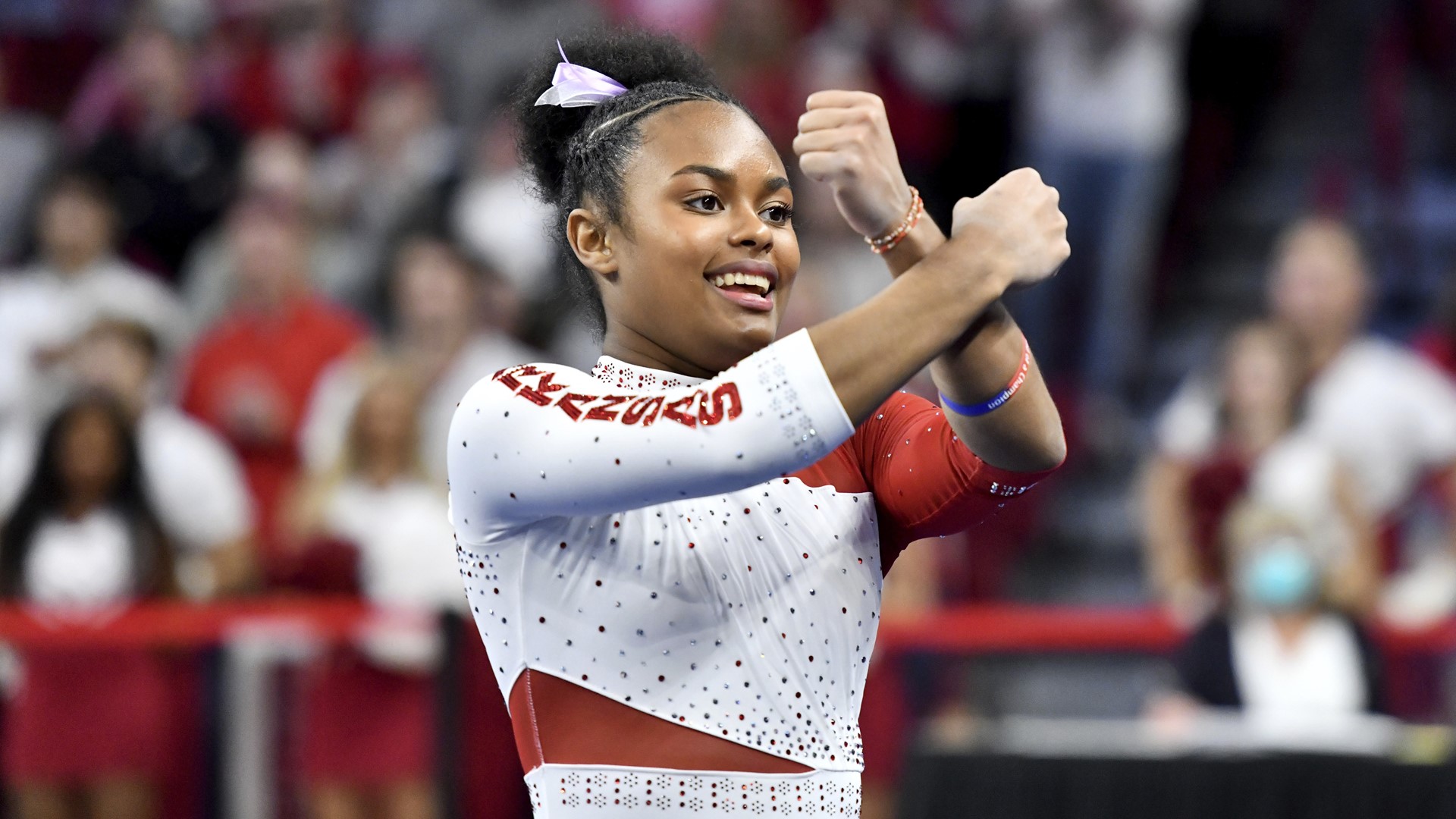 Leah Smith and Frankie Price are hoping to inspire young gymnasts of color in a sport that is mostly white in the United States