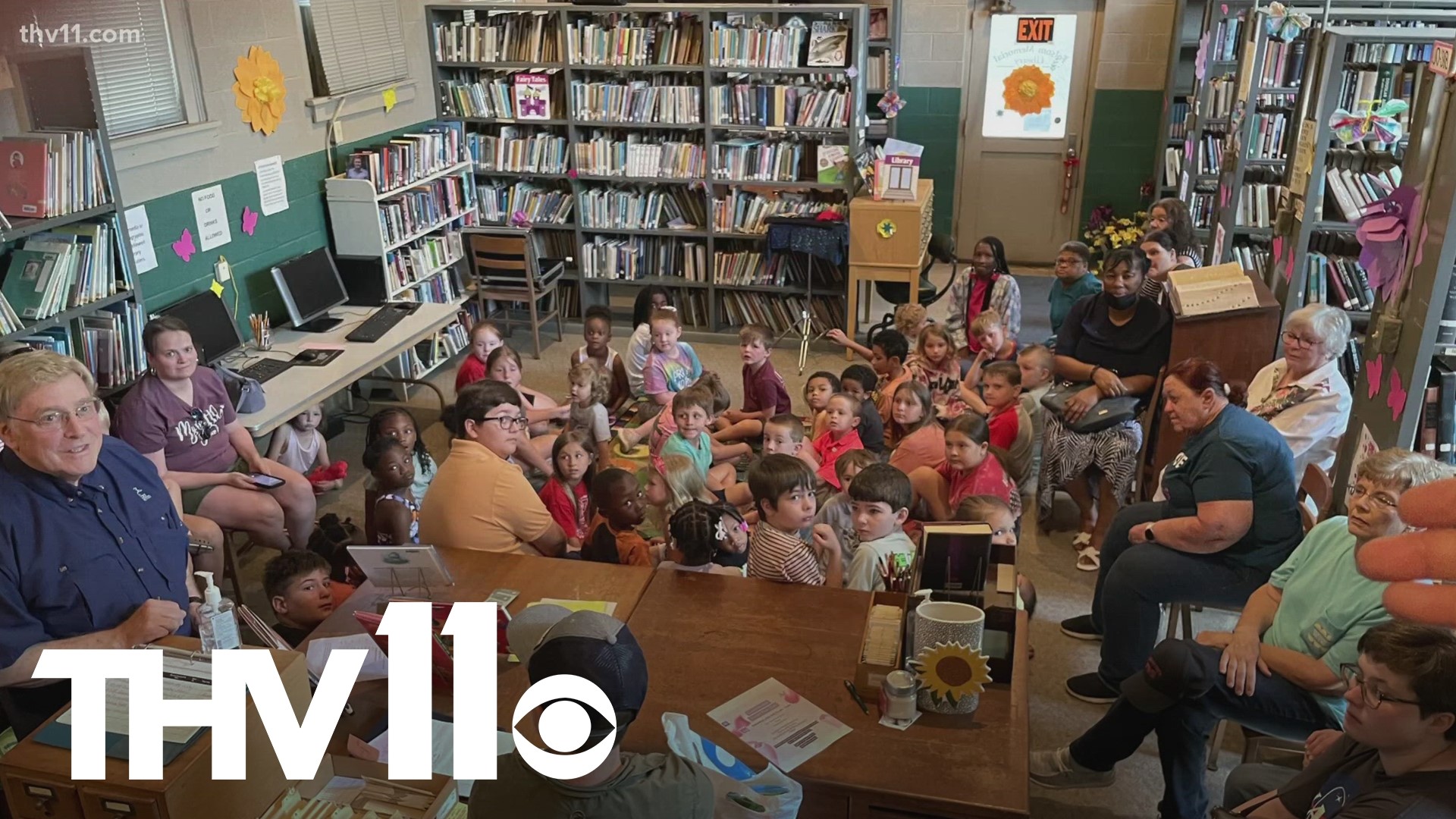 Craig O'Neill's Reading Roadtrip stops in Brinkley