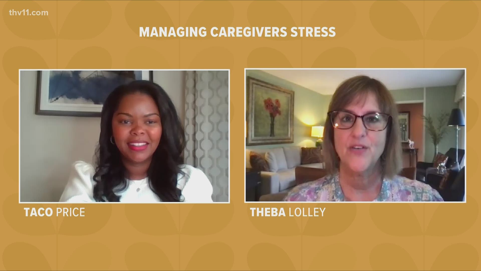 Taco Price joins Theba Lolley for a conversation about how to better manage caregiver’s stress.