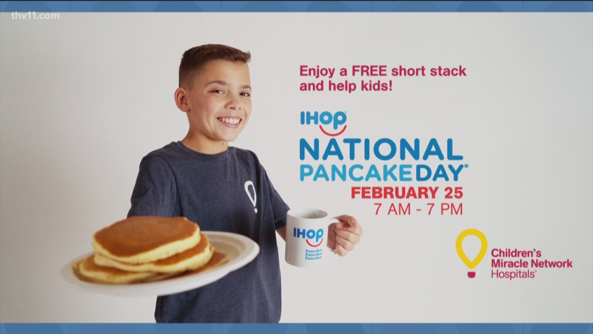 We love National Pancake Day. It's a day we can help the patients at Arkansas Children's and enjoy a free stack of pancakes!