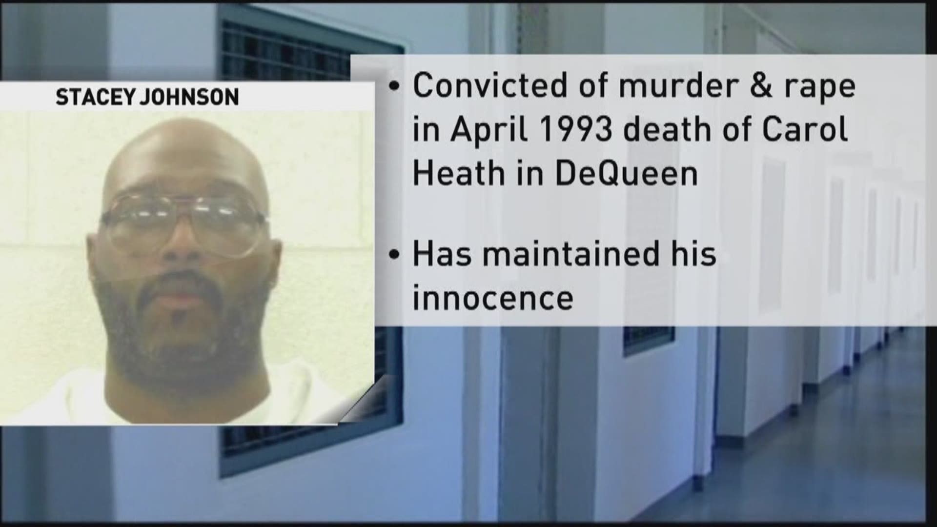 Stacey Johnson was granted a stay of his scheduled execution