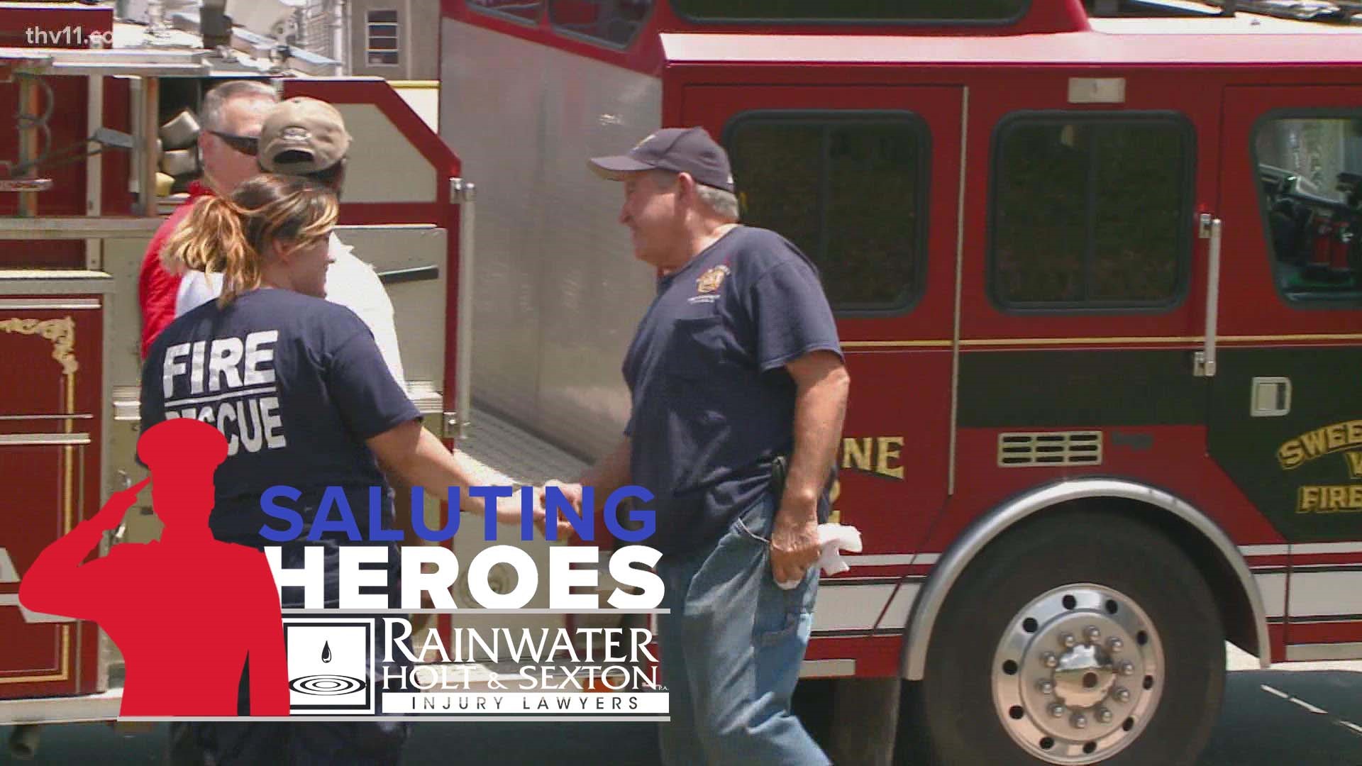 Saving lives and property by fighting fires can certainly be heroic. We're saluting members of the fire service in Pulaski County.