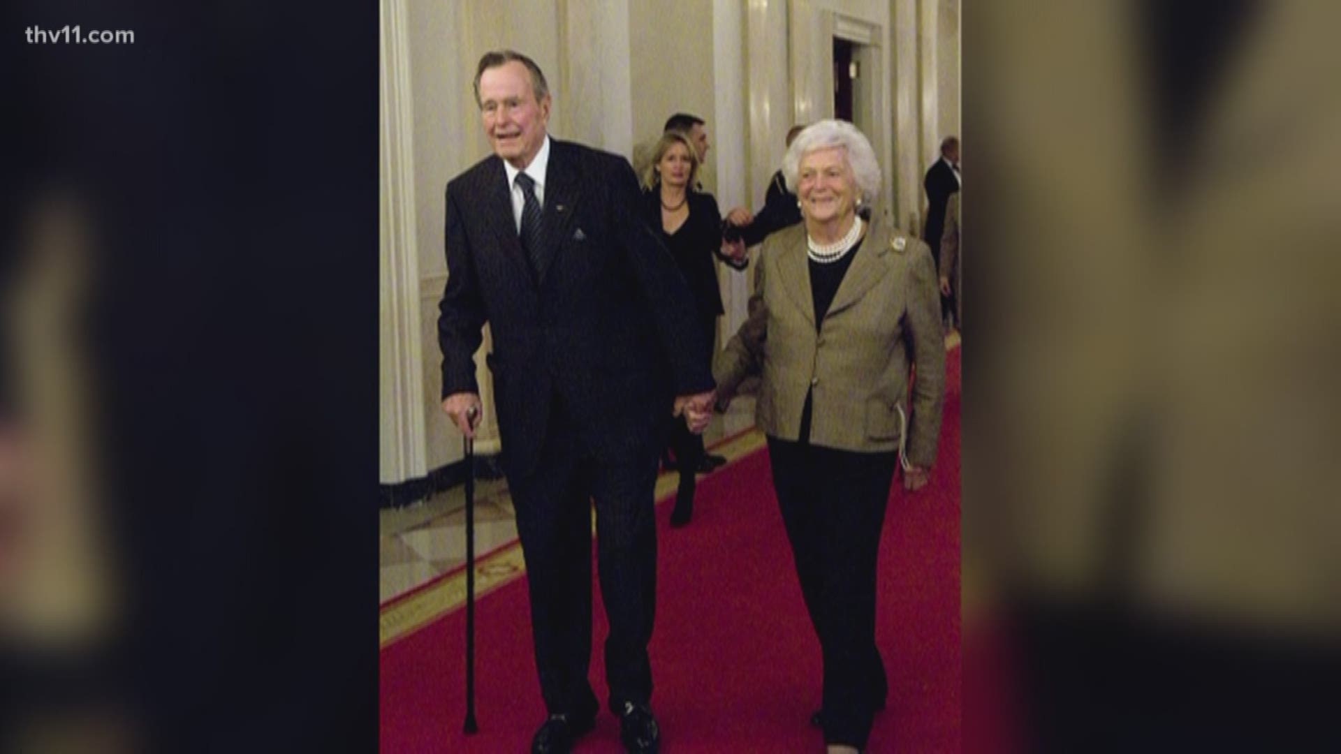 The partof this story that has stayed with me is that her husband, George H W Bush, held Her hand that entire last day of her life.