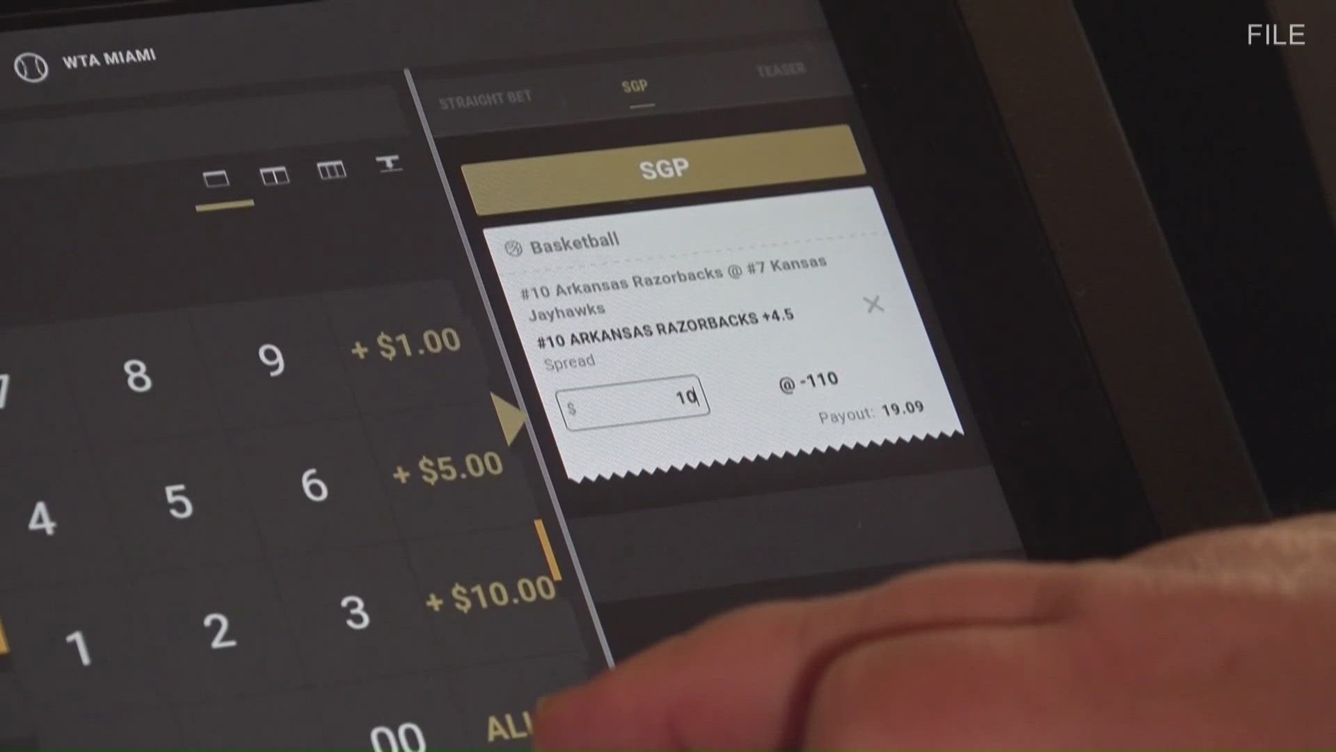 thv11.com - Carter Thweatt - FanDuel, DraftKings partnerships lead to increase in sports betting in Arkansas