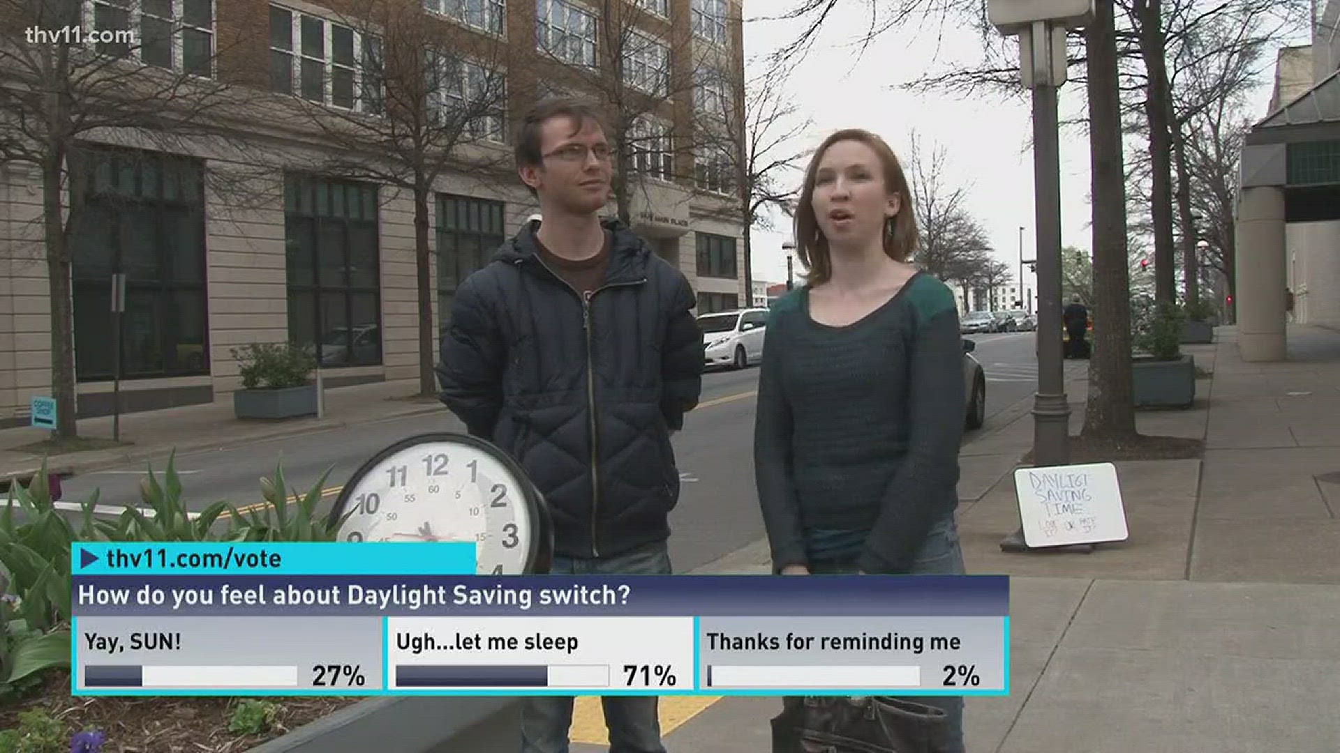 Michael Aaron hit the streets to see if people love or hate Daylight Saving Time.