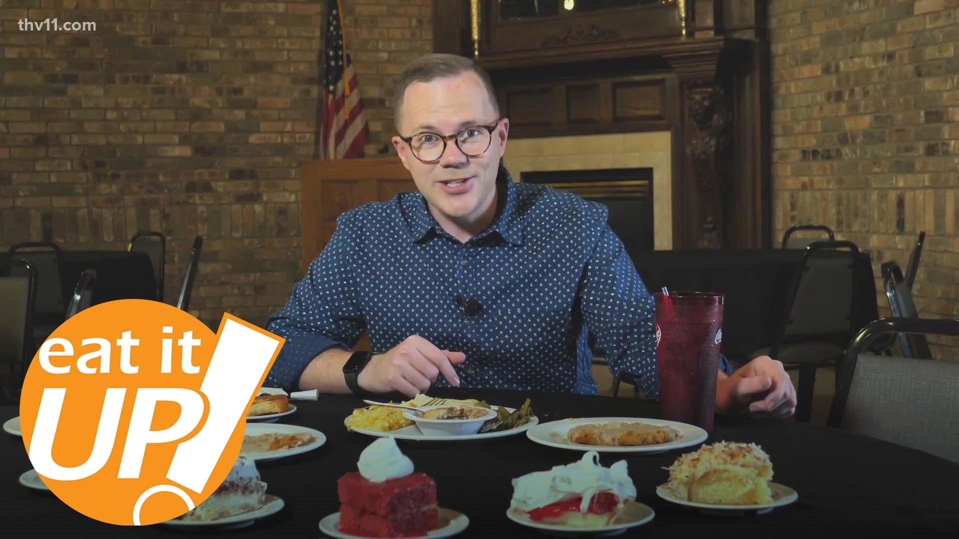 On this week's Eat It Up, Skot Covert visits Hole In the Wall Cafe, a homestyle restaurant in Conway famous for its southern cooking and signature fried cornbread.