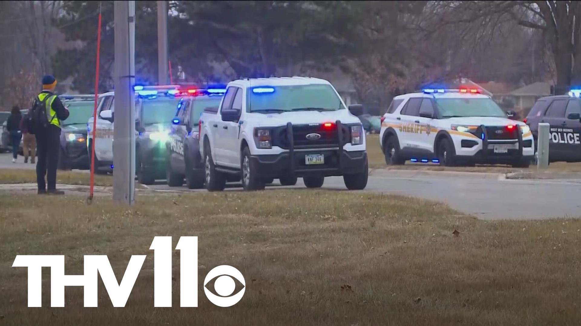 Police in Iowa are investigating a shooting about 40 miles outside of Des Moines where multiple people were hurt.