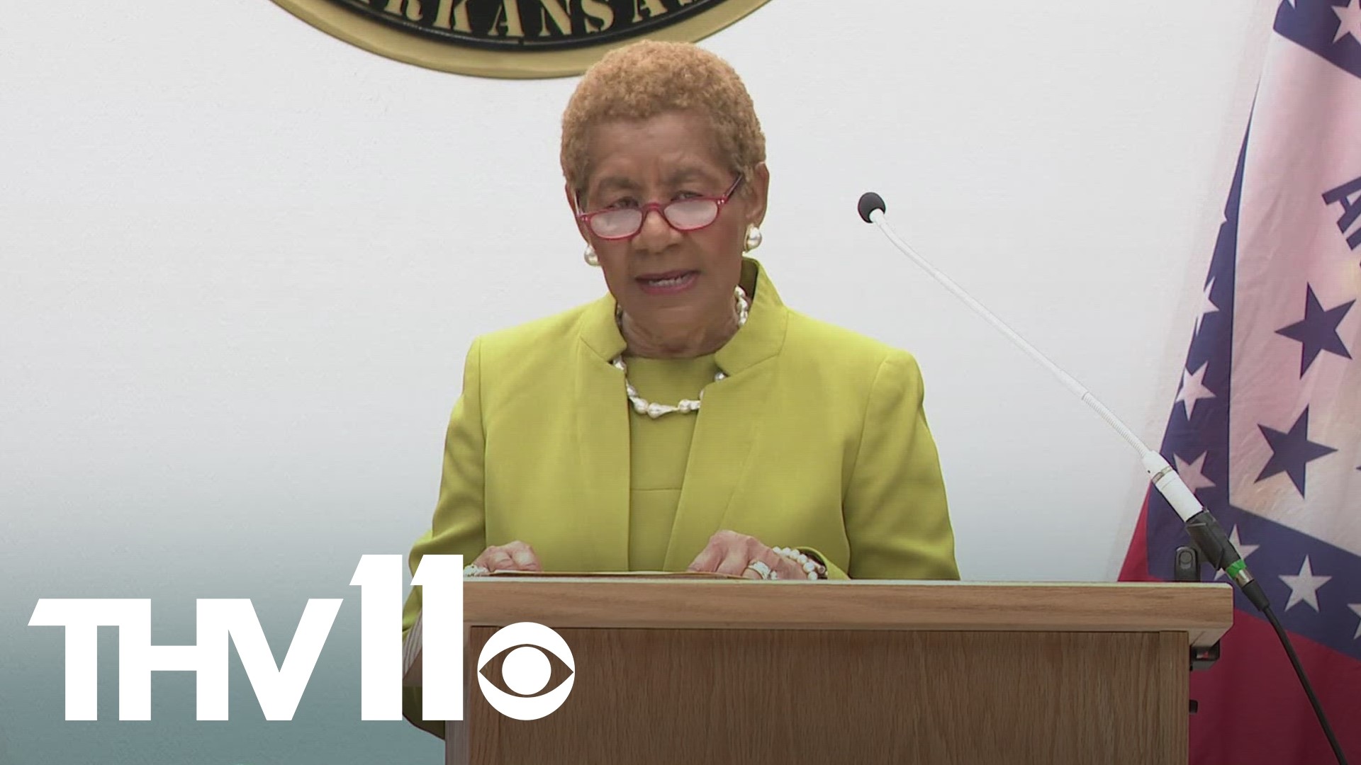 Pine Bluff Mayor Shirley Washington delivered the annual State of the City address and touched on the importance of reducing crime and increasing public safety.