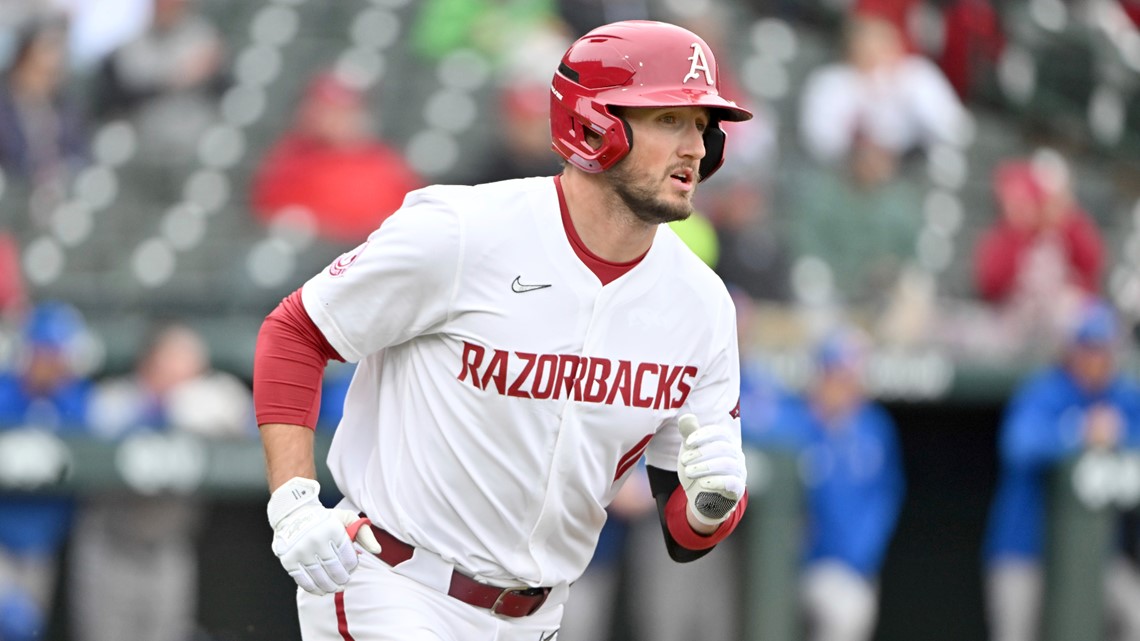 Arkansas Razorbacks left fielder Jared Wegner questionable for