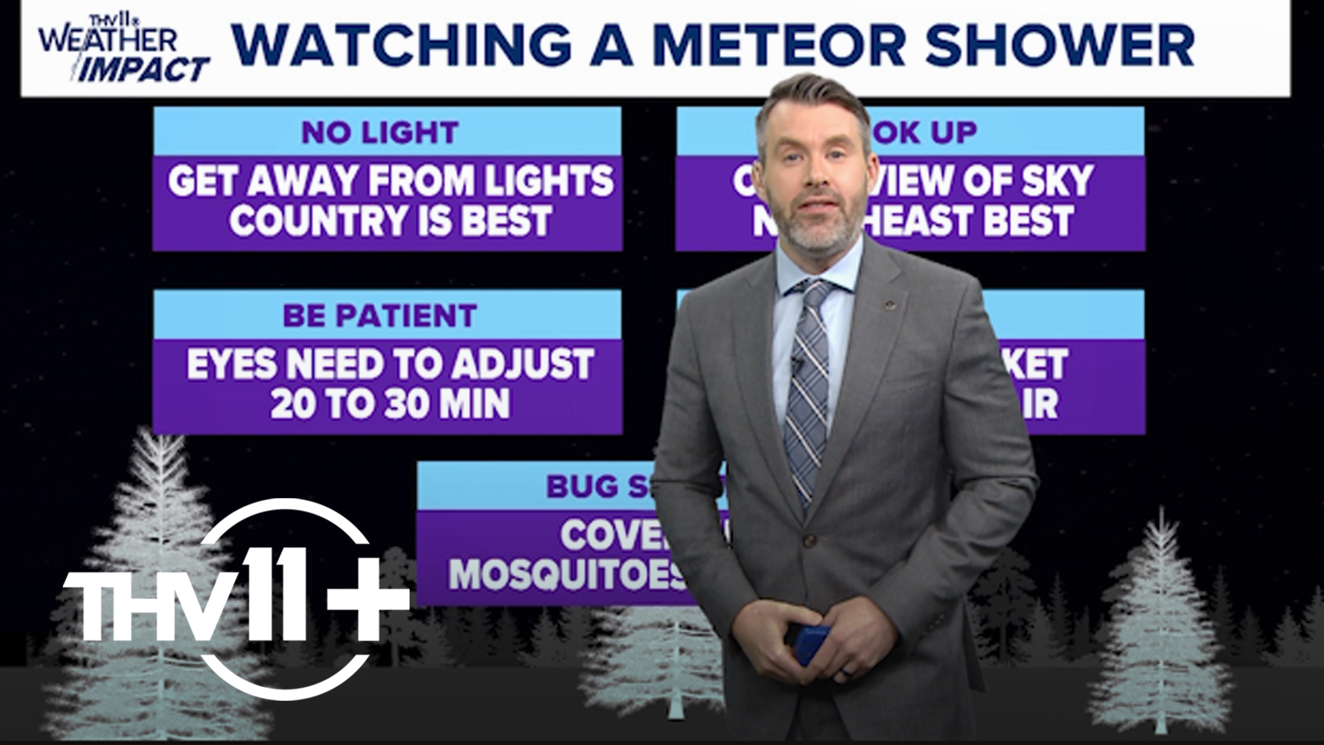 Shining, shimmering, splendid— People across Arkansas should set their alarms to get away from the city lights and experience the best meteor shower of the year!