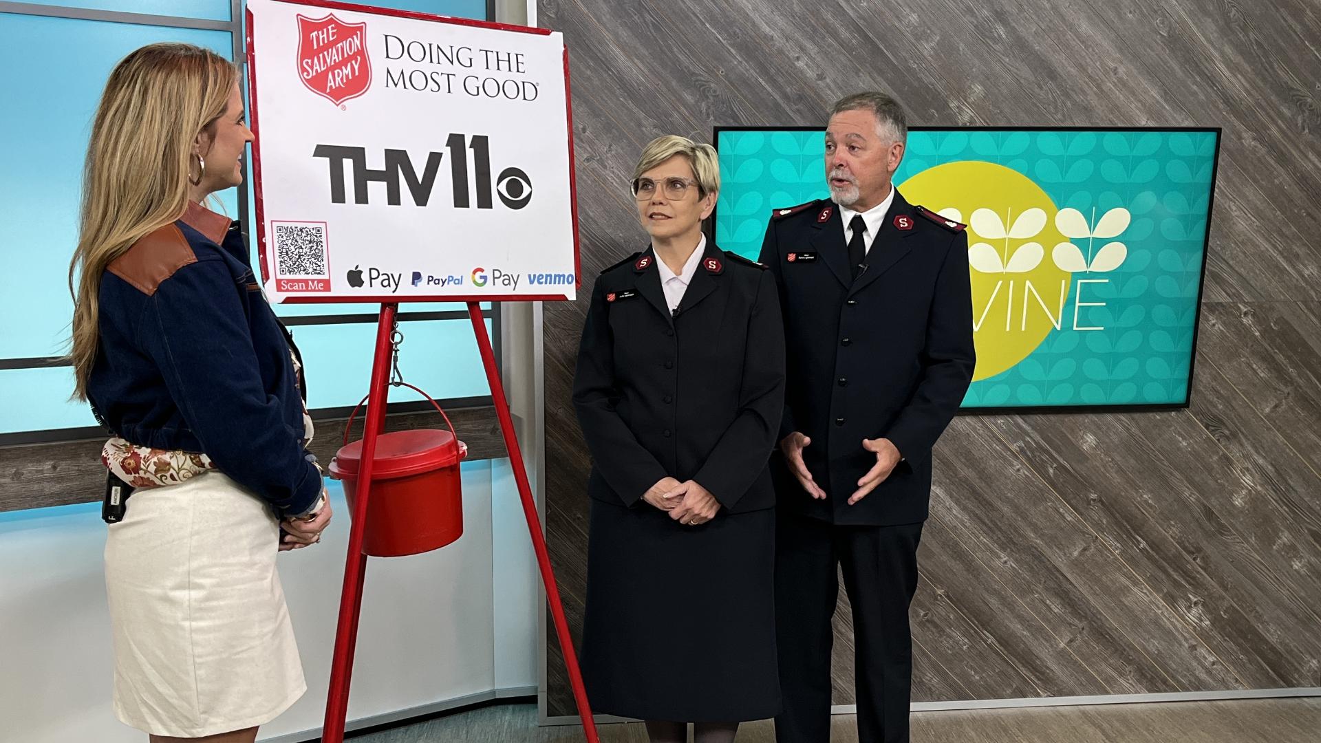 Area commanders from the Salvation Army Central Arkansas Area Command share what programs are funded by donations.