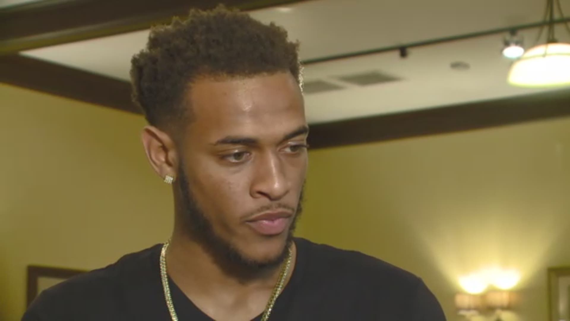 THV11's Dorian Craft was at Gafford's NBA Draft watch party and spoke to him about his experience from the NBA Combine to draft night and how meaningful draft night is.