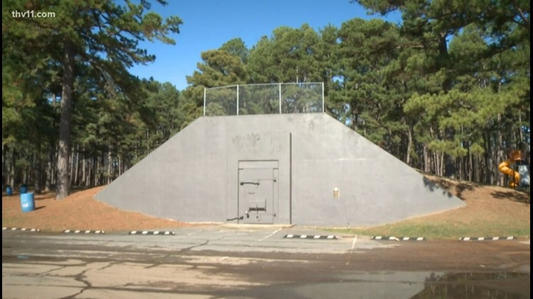 Historic wartime bunkers nestled in family-friendly Maumelle park