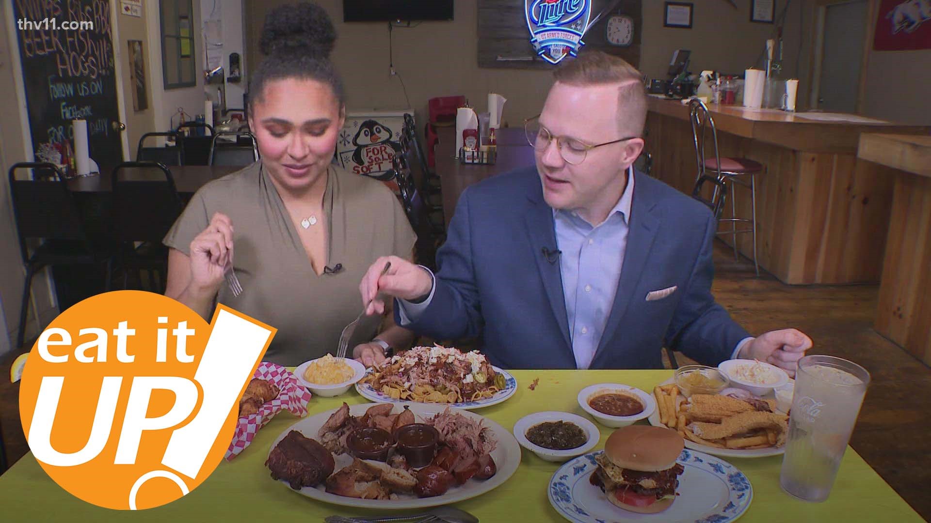 In this week's Eat It Up, Skot takes us to Benton to visit Tim's Tavern-- a local BBQ restaurant that Arkansans have fallen in love with.