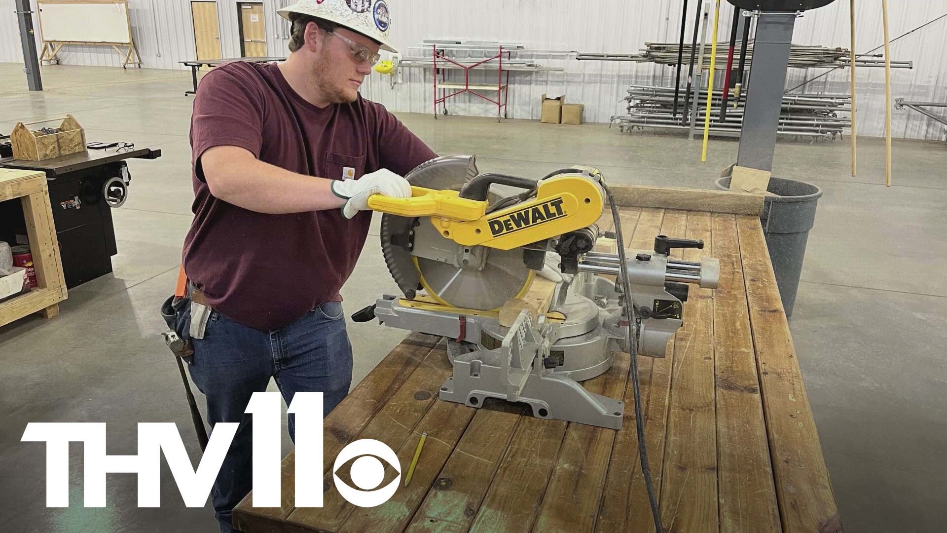 A new training facility is set to open today in Russellville, giving apprentices the opportunity to learn a new skill in carpentry and millwrighting.