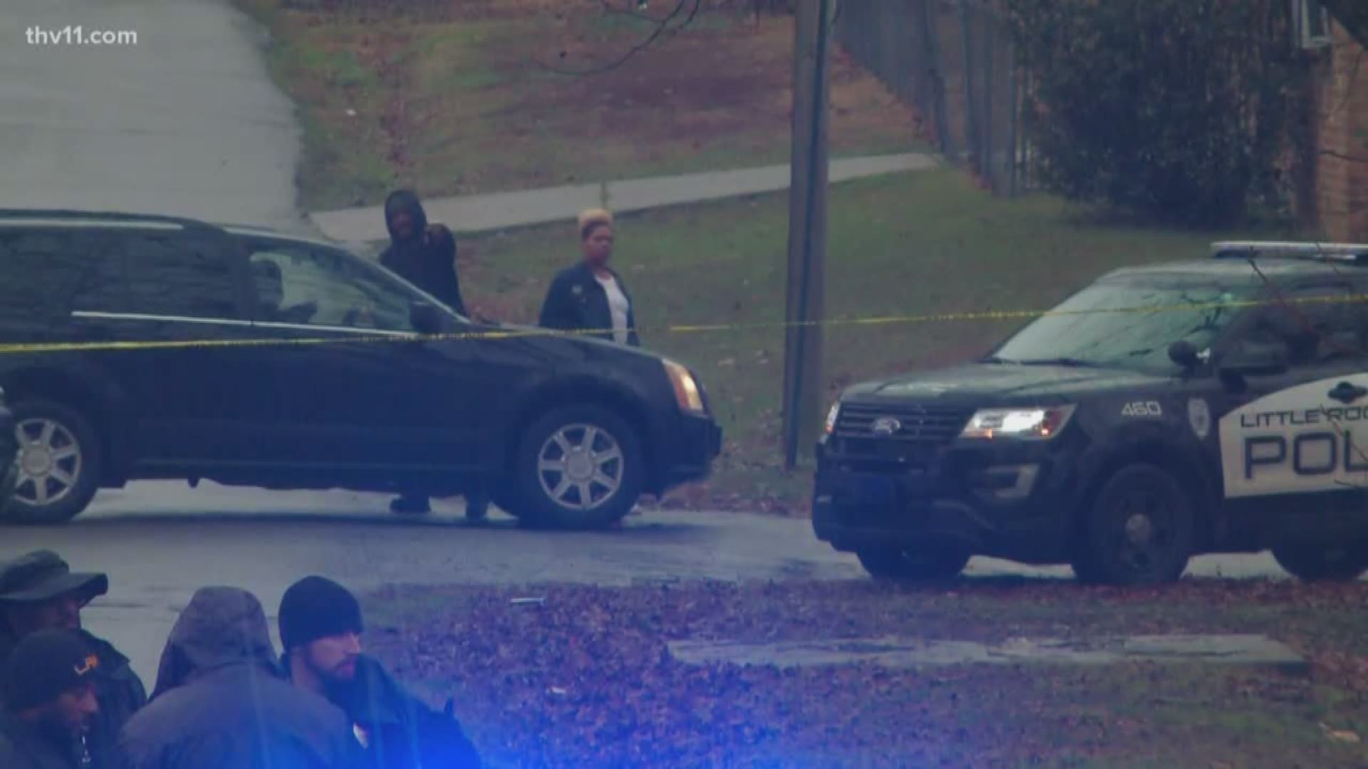 Little Rock police are investigating after a man was found dead in a car behind a liquor store.