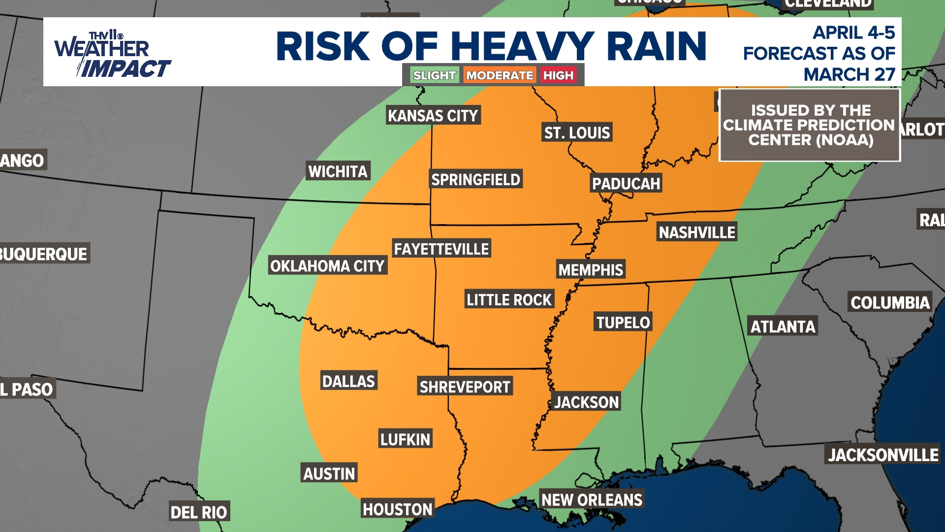 Multiple rounds of rain are coming this week | What to know | thv11.com