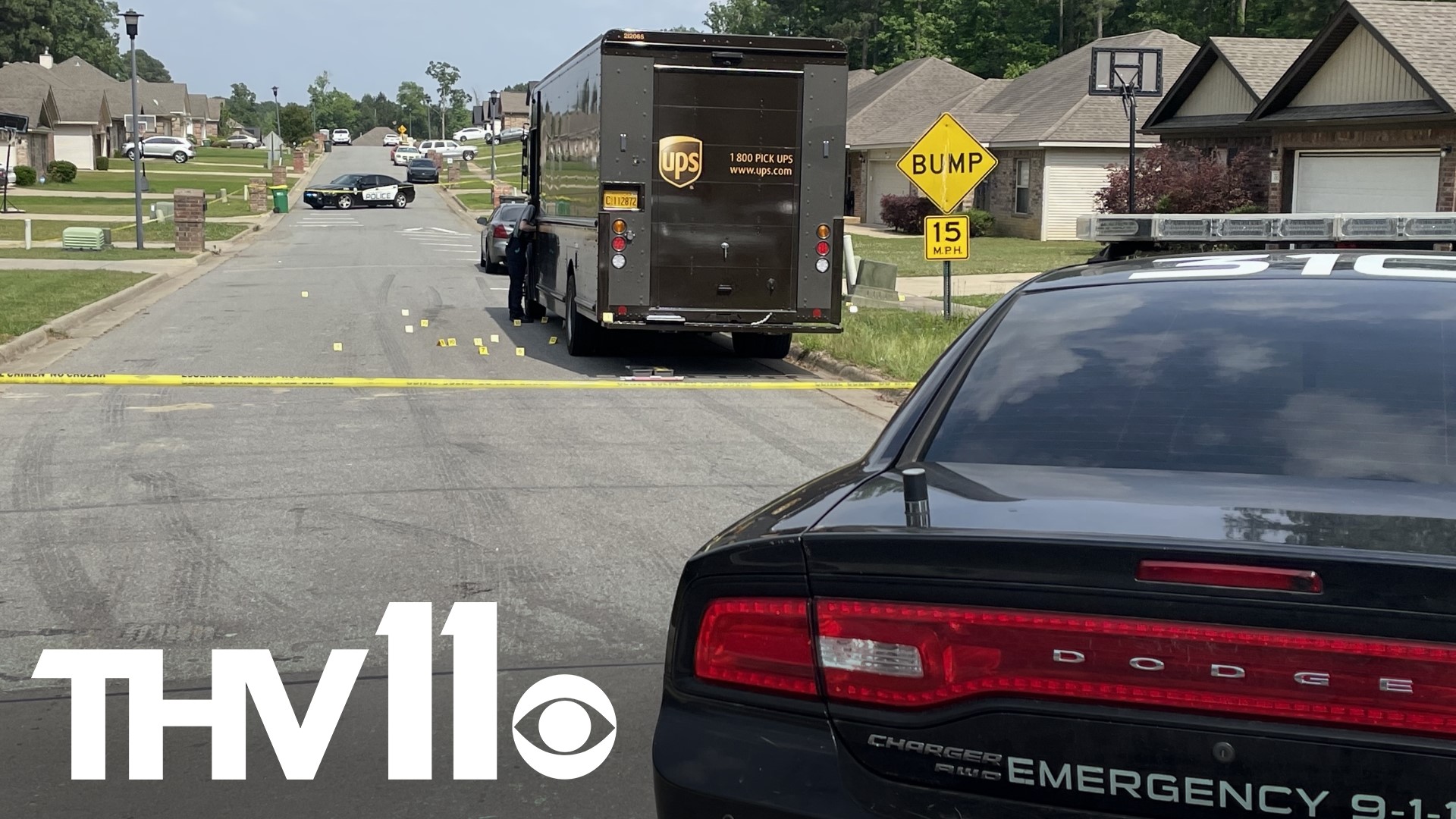 Police in Little Rock are investigating a shooting that left a UPS driver in critical condition on Wednesday afternoon.