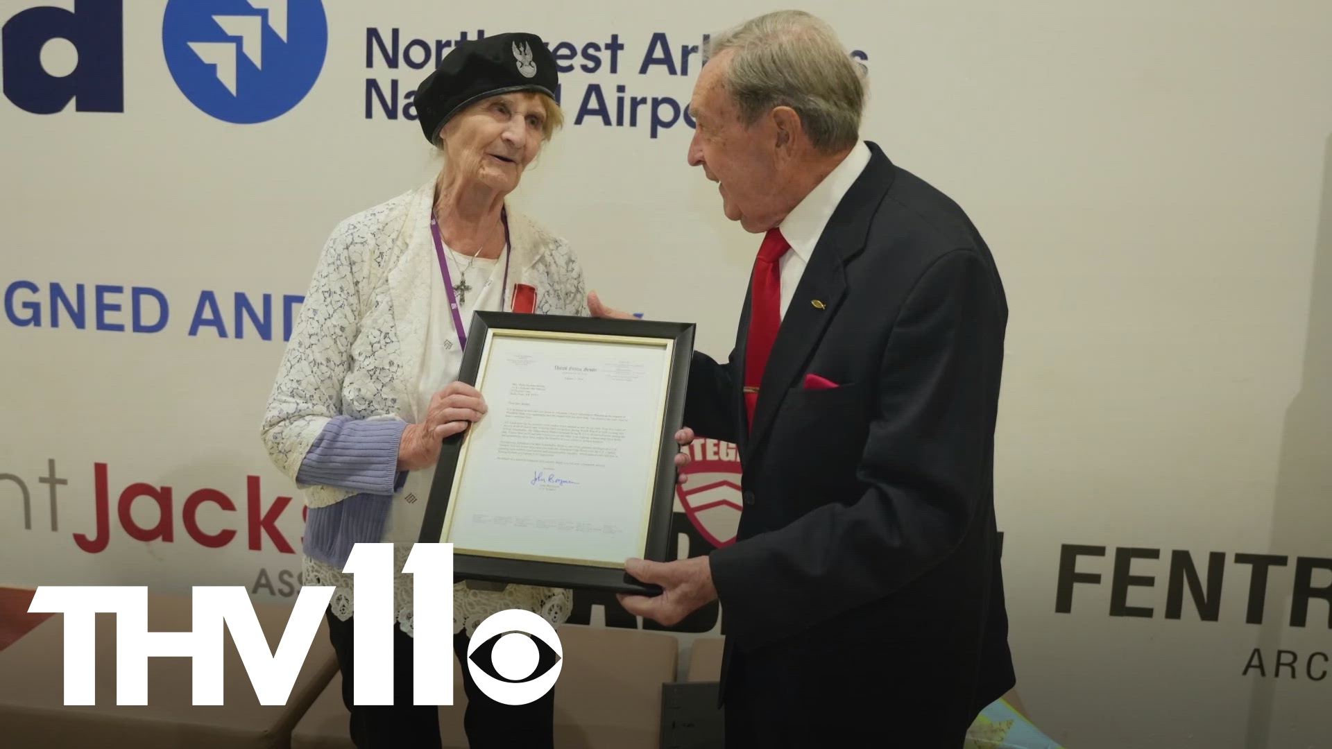 A long time resident of Bella Vista, Arkansas was just recognized in Poland for sacrifices that she made during World War II.