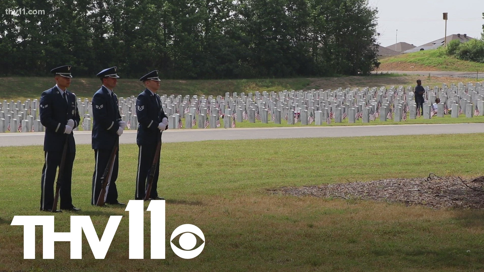 This Memorial Day, hundreds gathered at the Veterans Cemetery in North Little Rock to honor and remember their fallen friends and family members.
