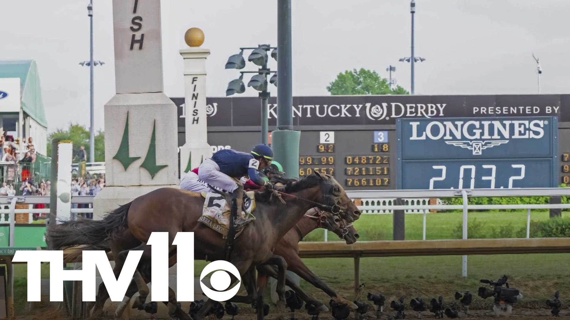 The 150th Kentucky Derby produced one of the most dramatic finishes in its storied history — three noses at the wire.