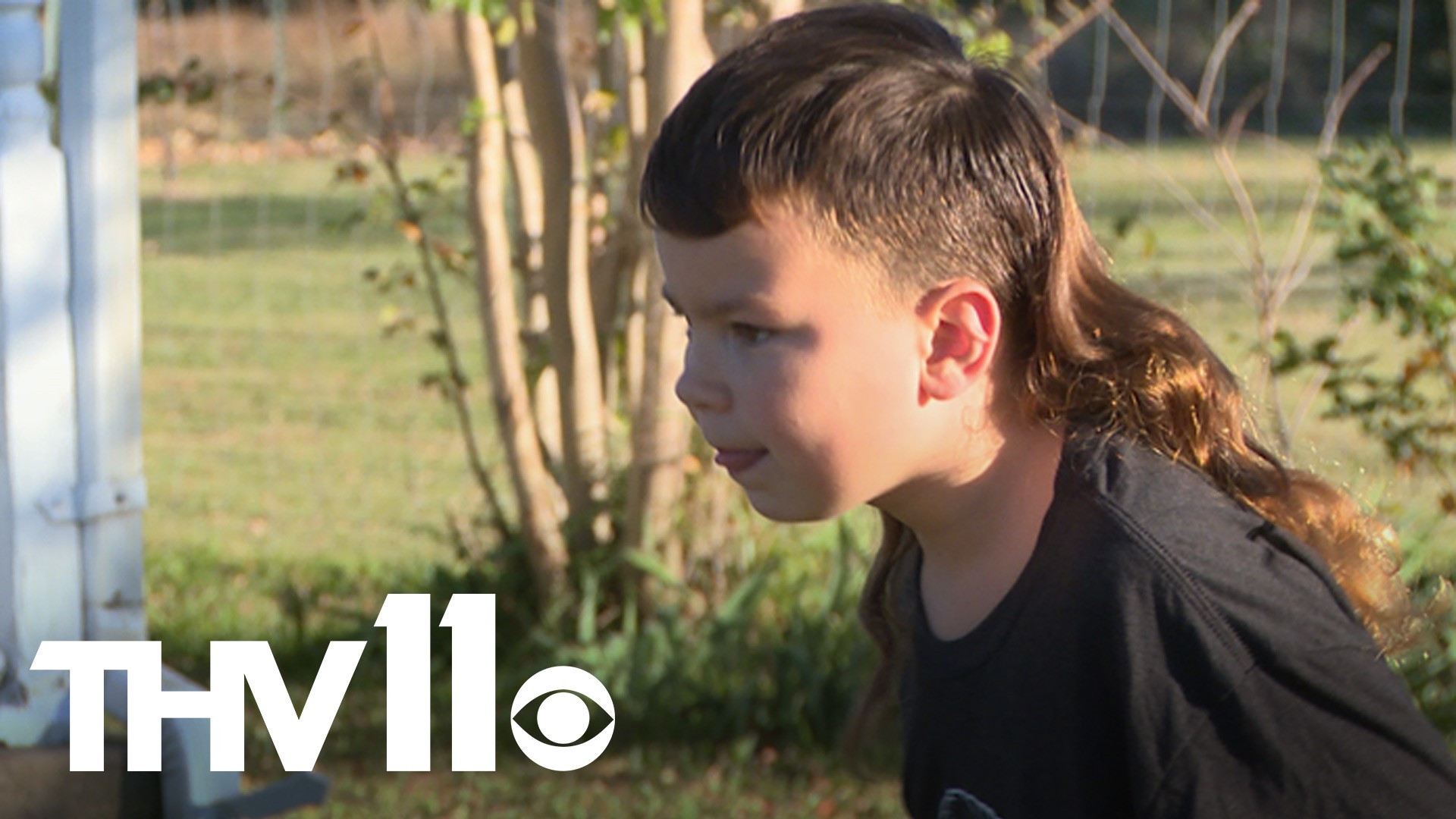 Jaxson Crossland, an 8-year-old from Farmersville, Texas has been awarded the title of best mullet in America!