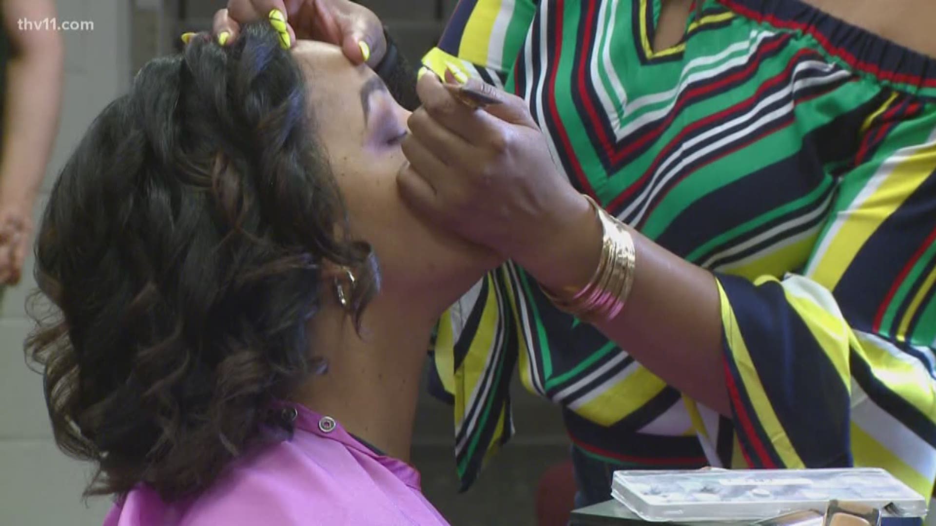 Twenty moms joined for "Supermoms pampering party," a spa-treatment for moms whose children have special needs.