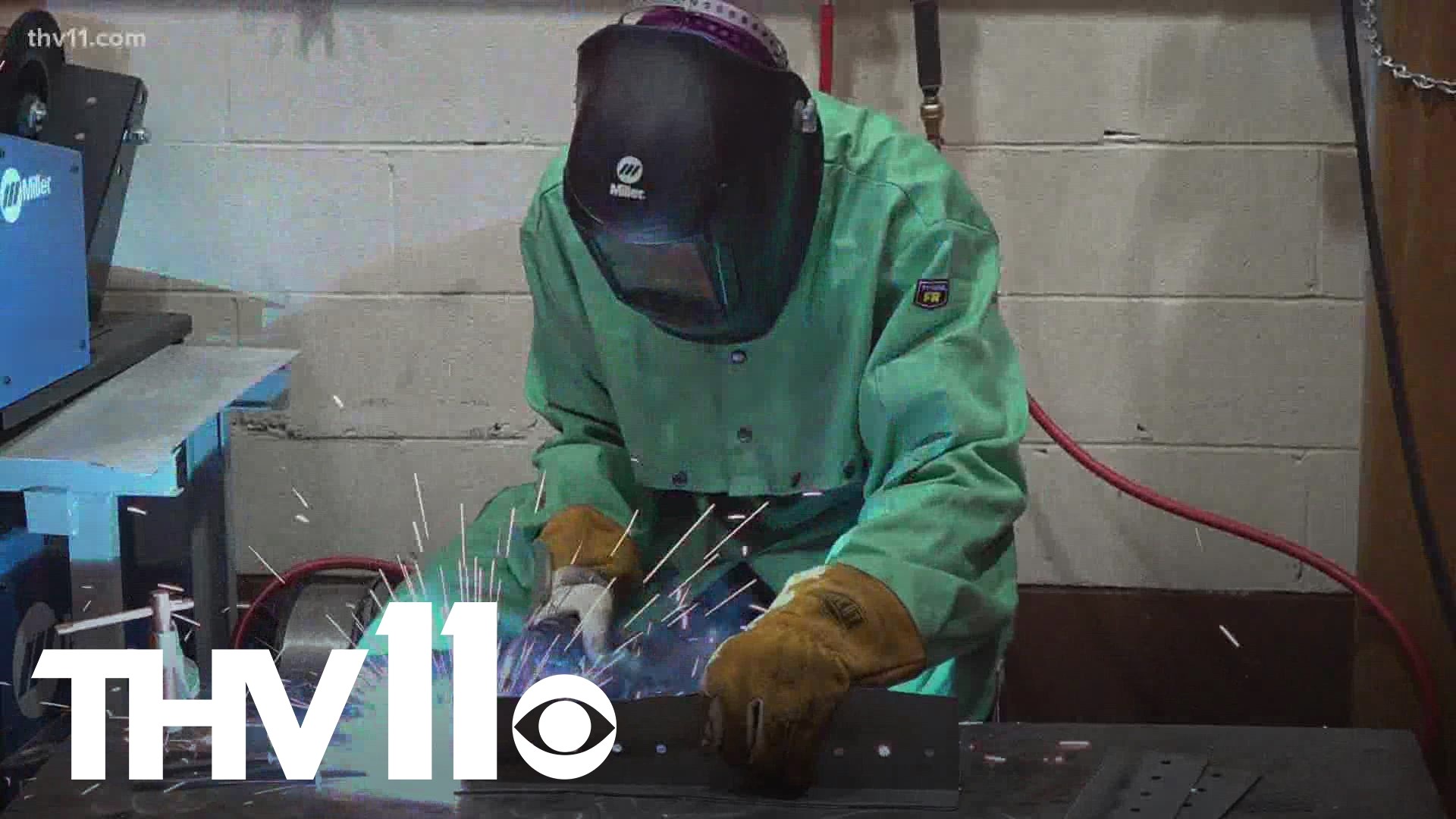 A manufacturing company in Pine Bluff is getting creative with recruiting future employees by partnering with a local school district to spark interest in welding.