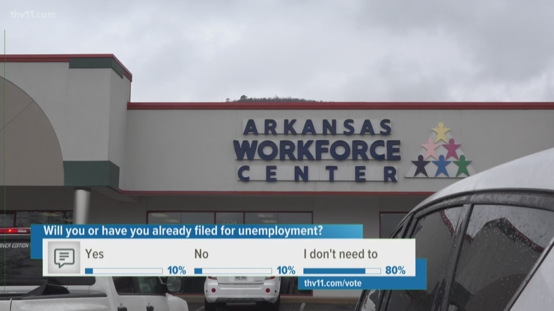While we look for the peak when it comes to cases in Arkansas, the economic hardships are also on still rising. Phone lines and websites for unemployment are jammed.