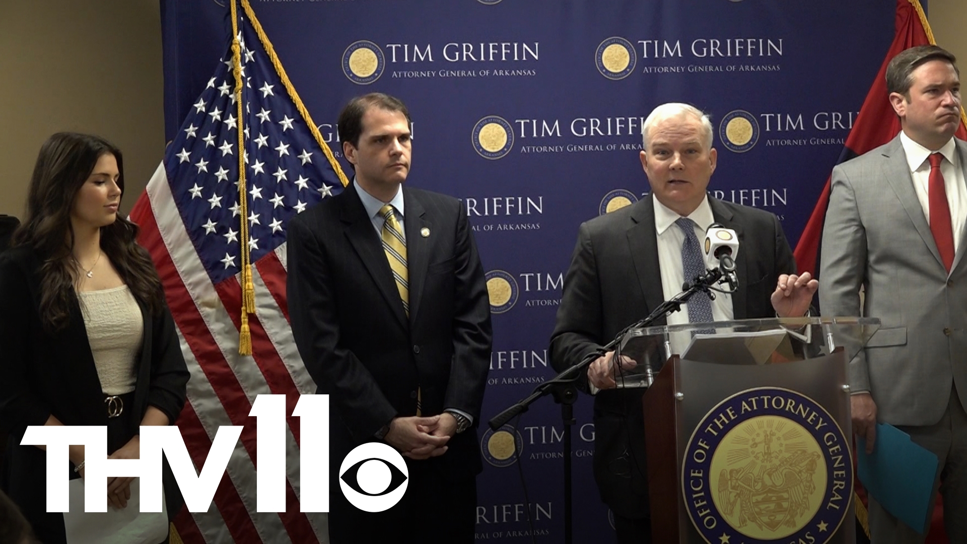 Arkansas Attorney General Tim Griffin announced a lawsuit challenging the Biden administration's new Title IX rules that adds protections for LGBTQ+ students.