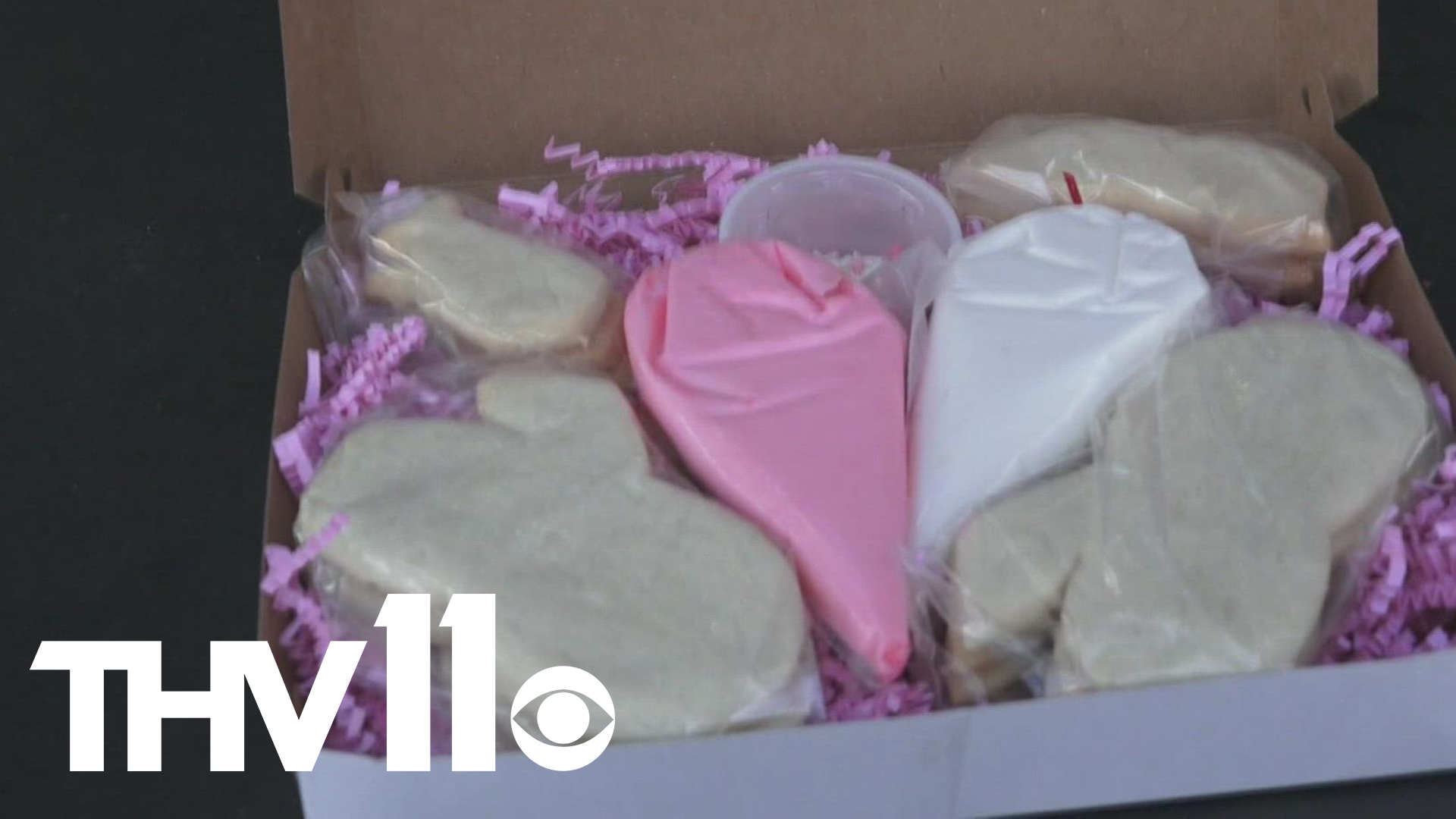 Bakery making cookie kits to support breast cancer awareness