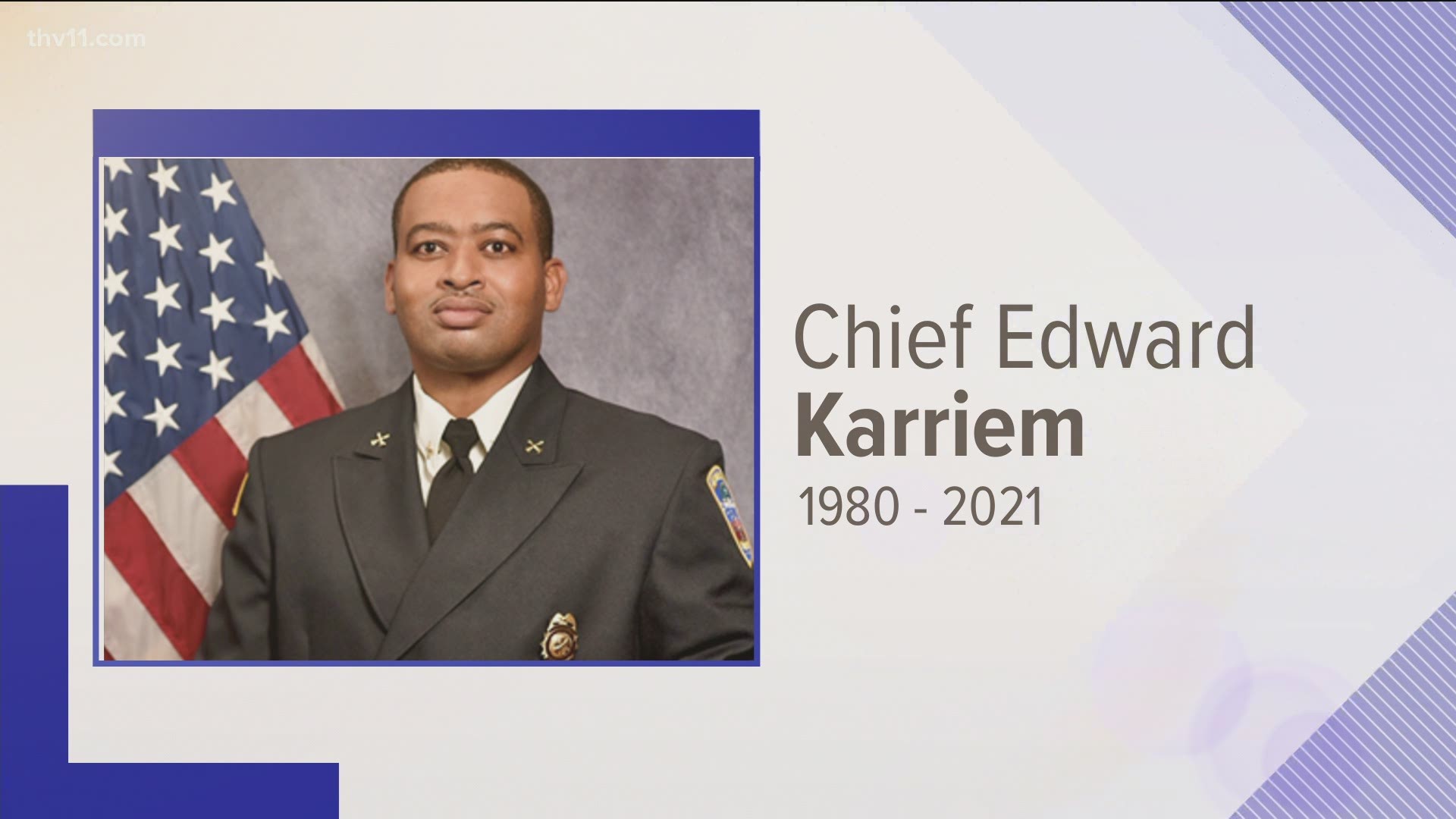 The Little Rock Fire Department says one of its firefighters died while on duty Saturday morning.