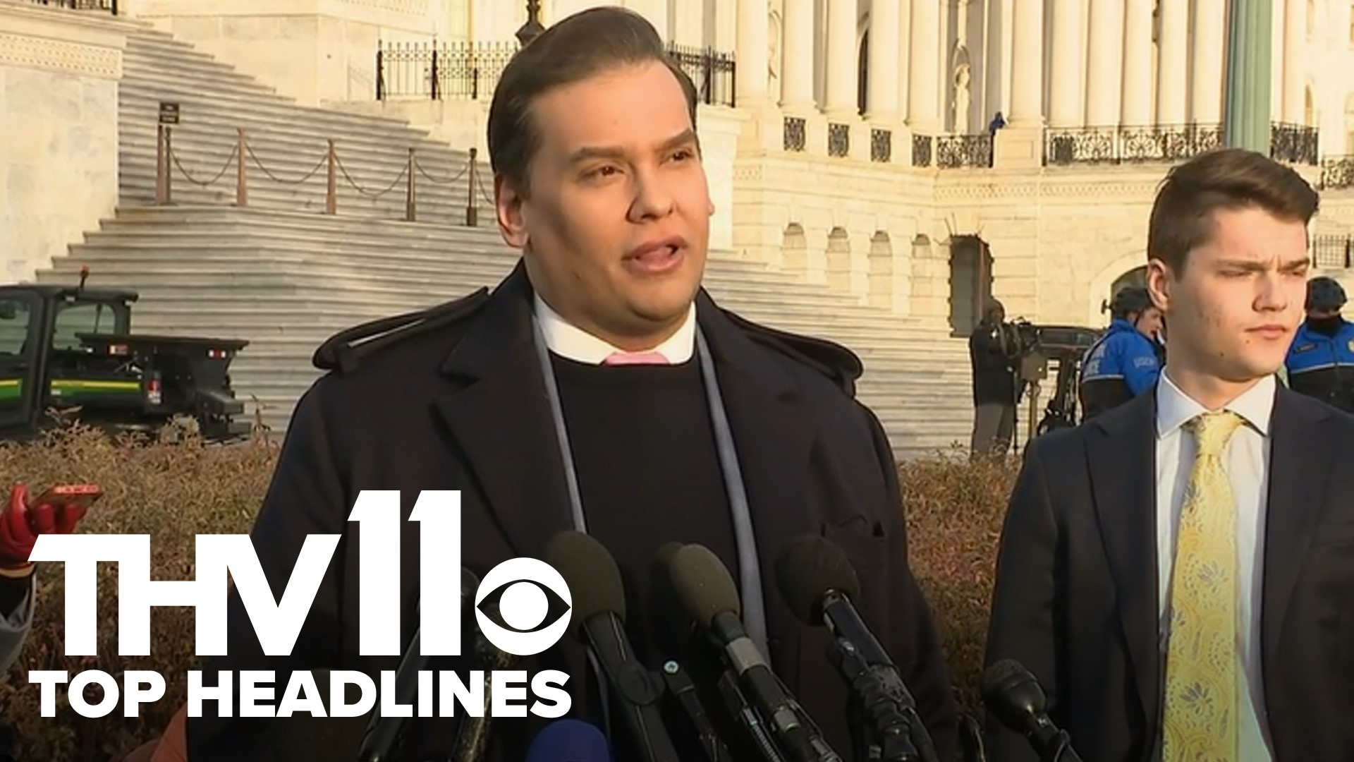 Jurnee Taylor delivers Arkansas's top news stories for November 30, 2023, including how the House of Representatives will possibly vote to expel George Santos.